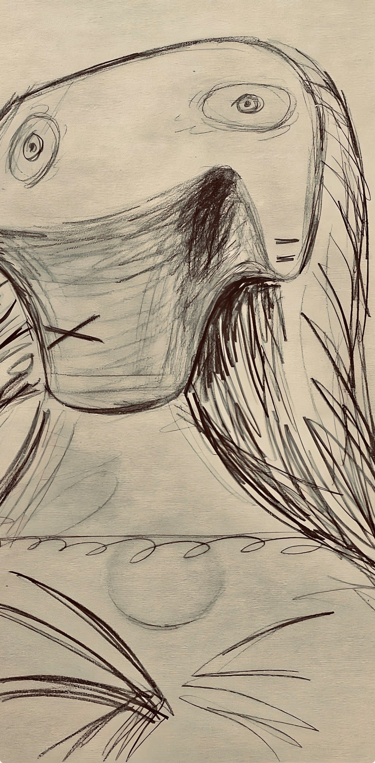 Pablo Picasso, Composition, Carnet de dessins de Picasso, Cahiers d’Art, Limited Edition Lithograph