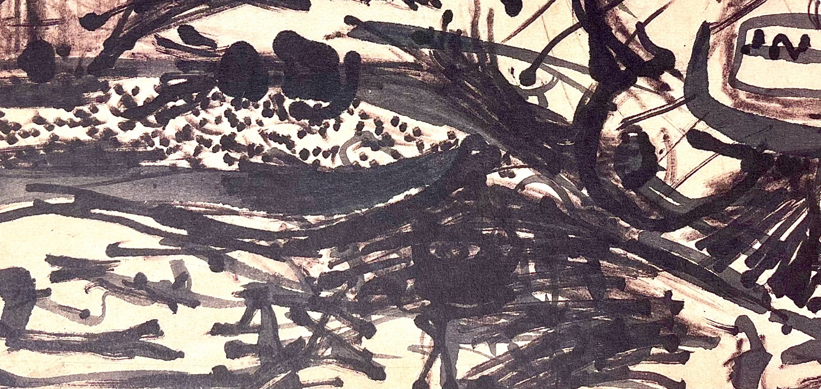 Jackson Pollock, Composition, Jackson Pollock, The Last Sketchbook, Limited Edition Lithograph