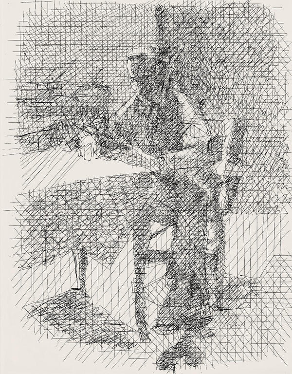 Jacques Villon, Composition (Ginestet/Pouillon 42-64), Hésiode, Les Travaux et les Jours, Limited Edition Etching