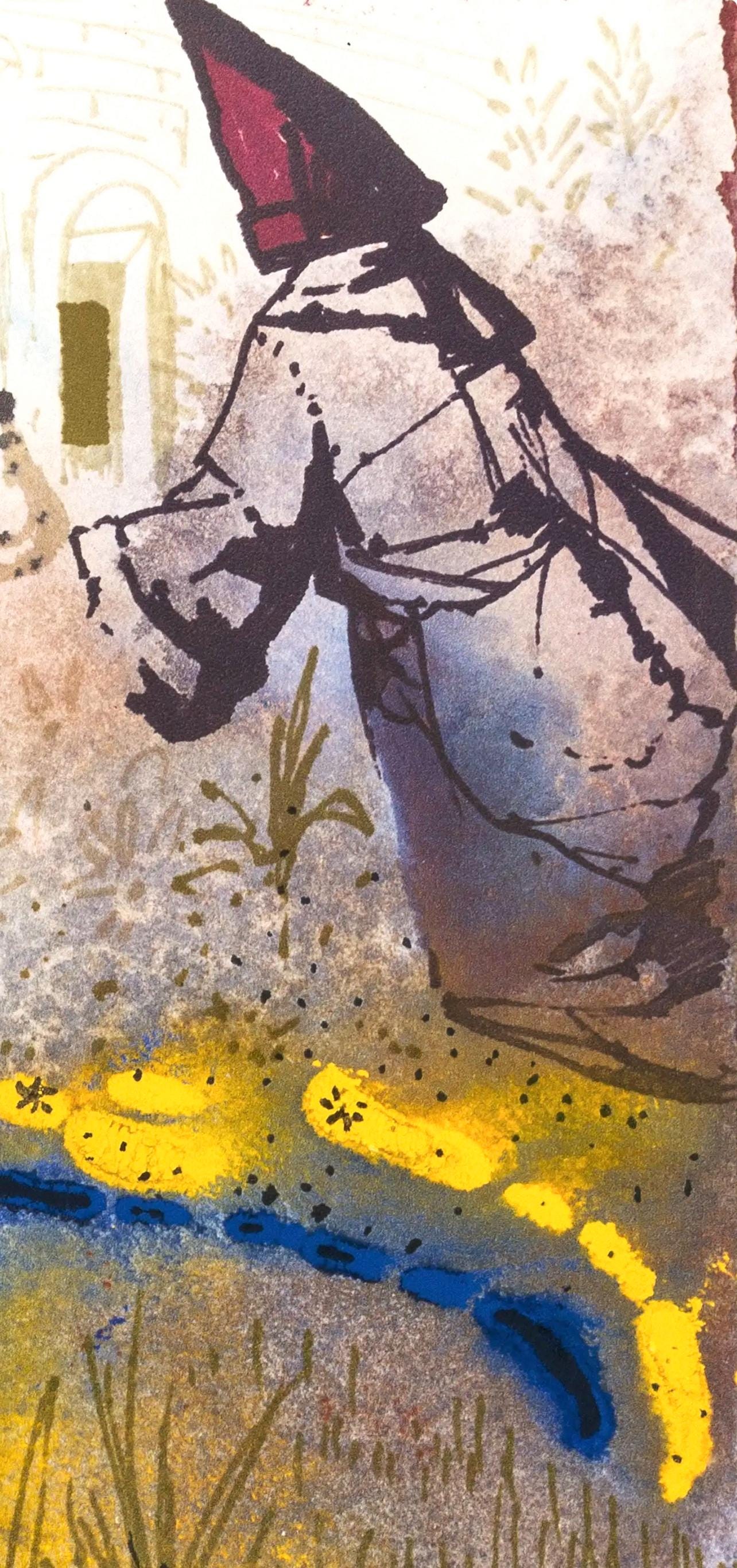 Salvador Dali, Composition (Michler/Löpsinger 1601), Romeo e Giulietta, Limited Edition Lithograph and Silkscreen