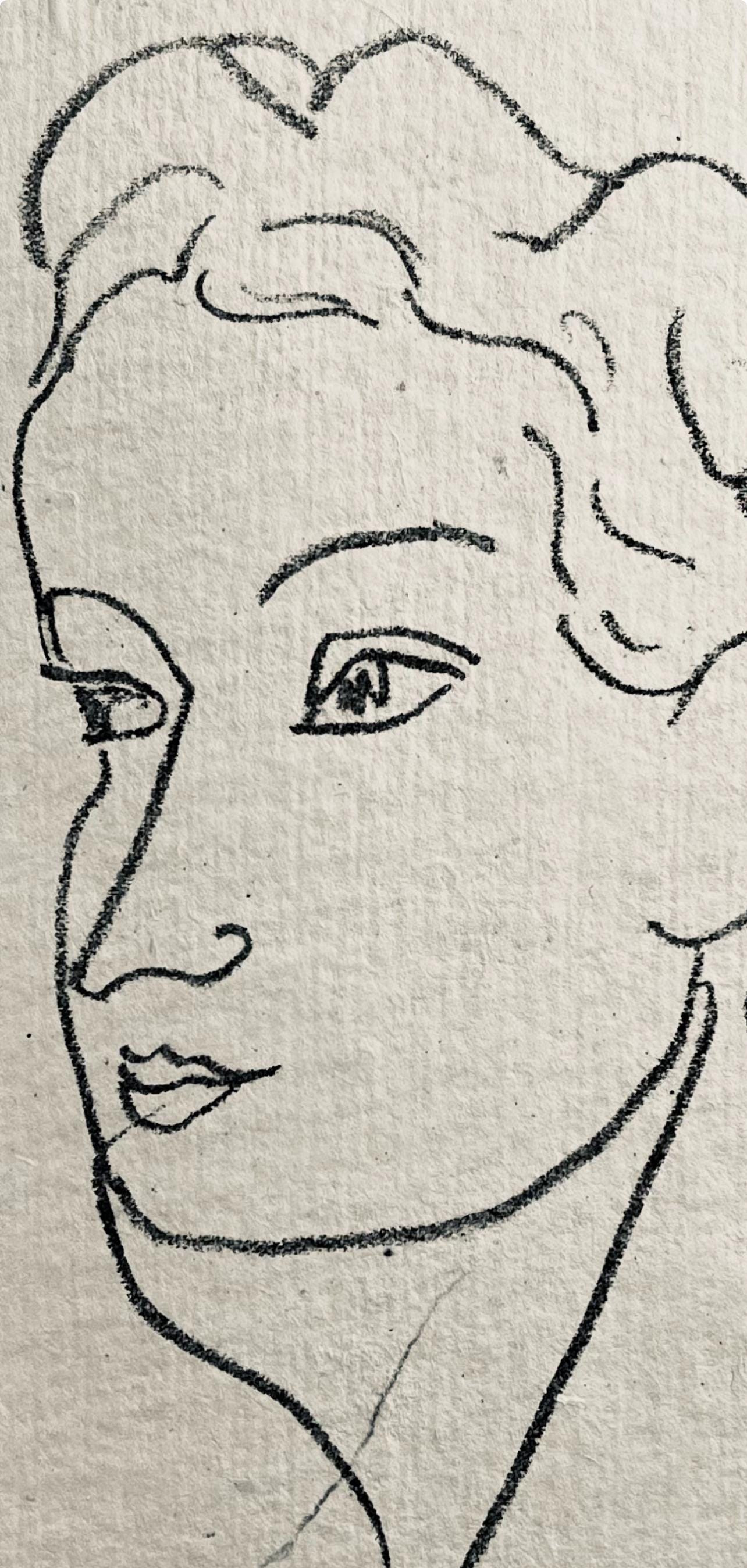 Henri Matisse, Lithographie IV (Duthuit 20), Repli, Gravures de Henri Matisse, Limited Edition Lithograph