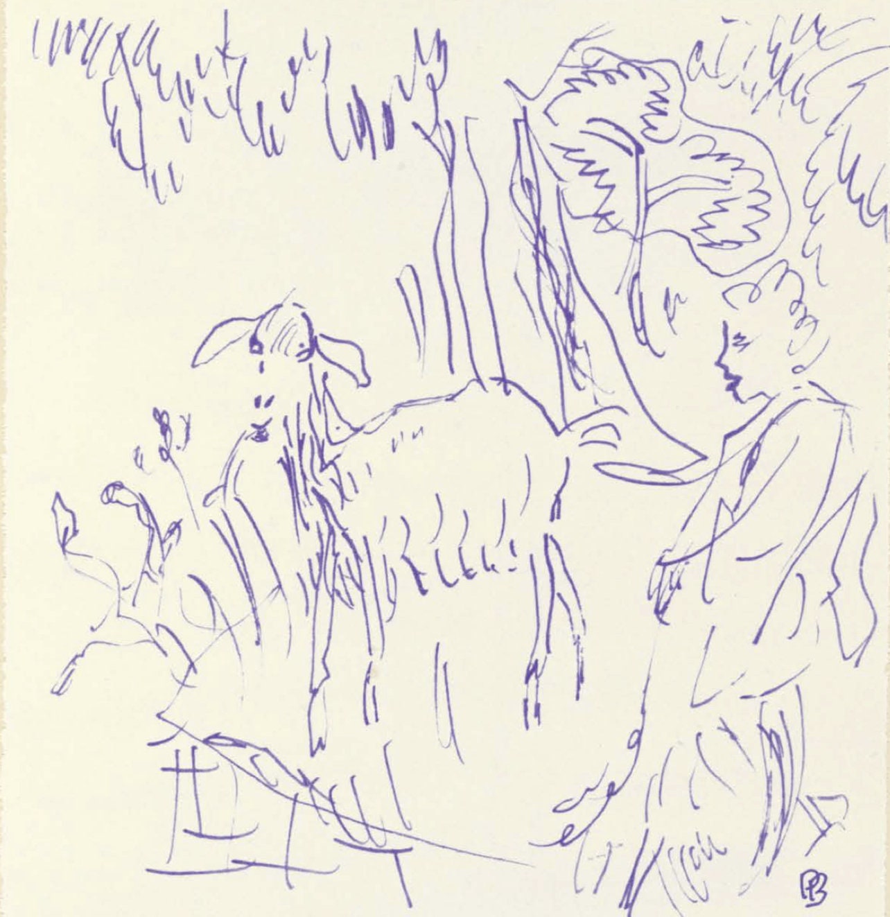 Pierre Bonnard, Composition (Terrasse 54), Pierre Bonnard Correspondences, Limited Edition Lithograph