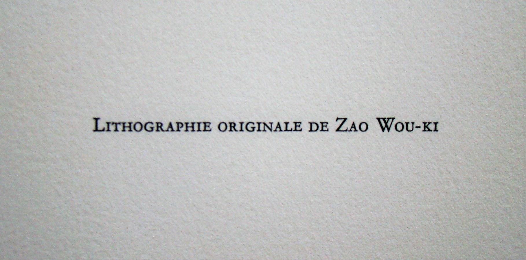 Zao Wou-Ki 赵无极, San Lazzaro et ses Amis, XXe Siècle, Limited Edition Lithograph