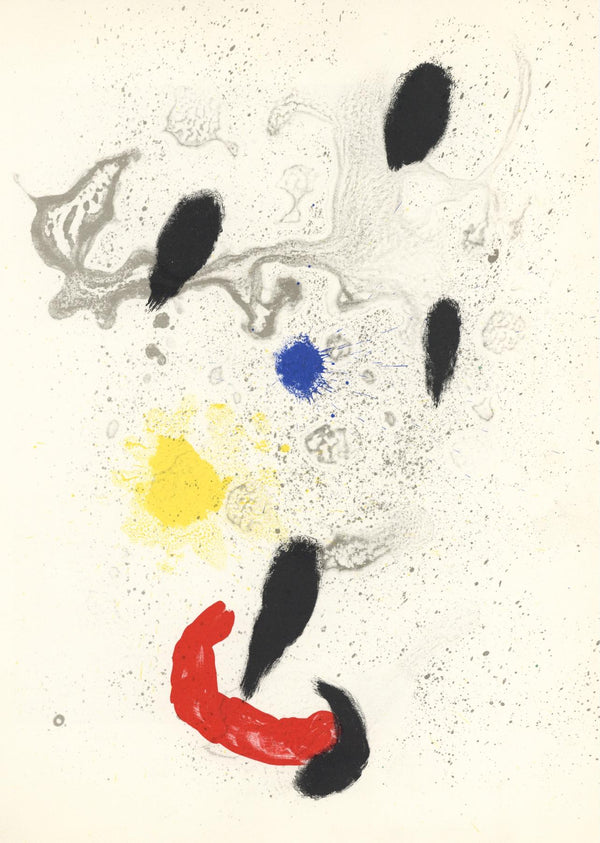 Joan Miró, Composition (Cramer 83; Mourlot 340-347), Derrière le miroir, Limited Edition Lithograph