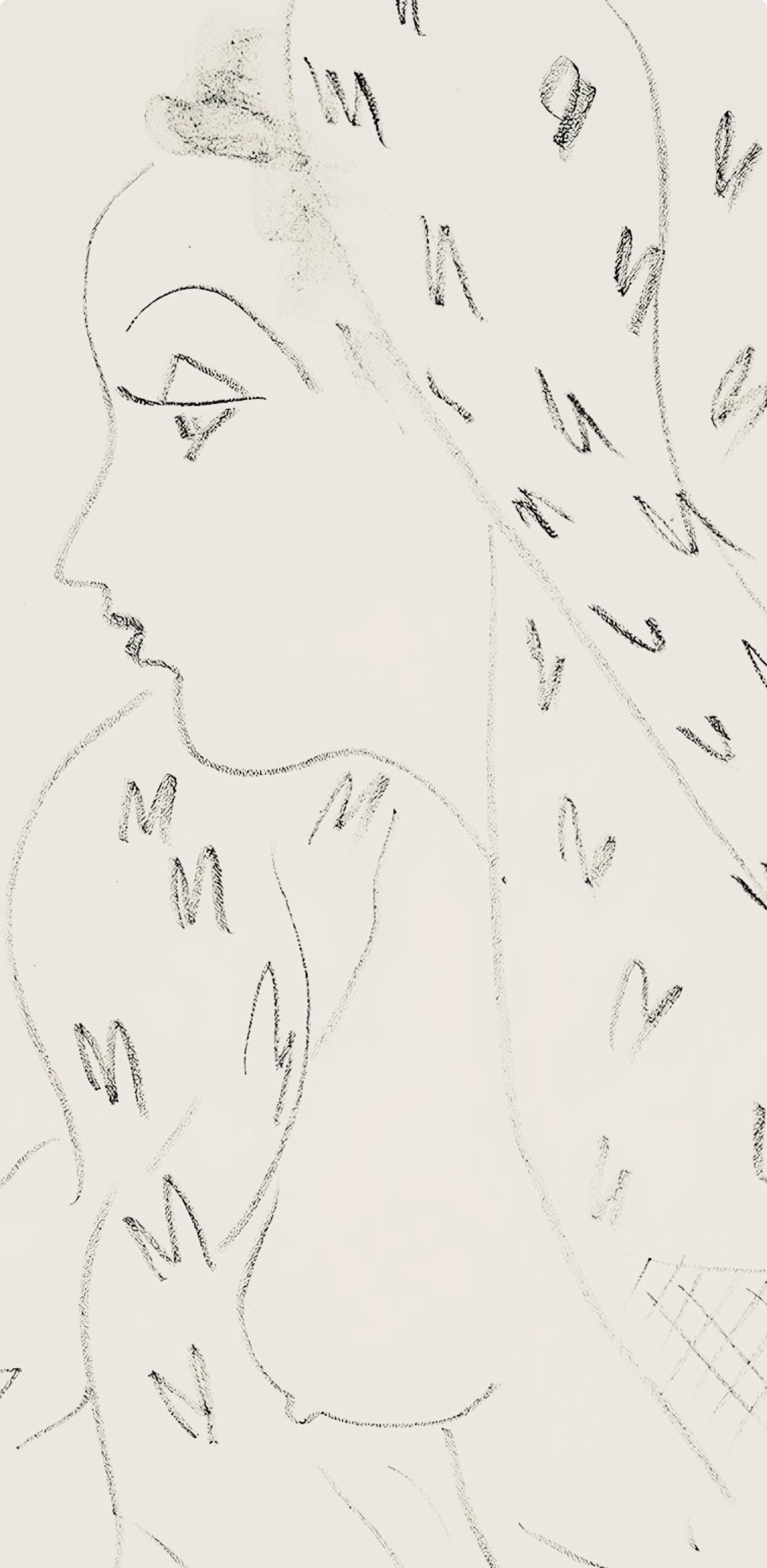 Henri Matisse, Série L, var. 17 (Duthuit 9), Henri Matisse, Dessins, Thèmes et variations, Limited Edition Lithograph