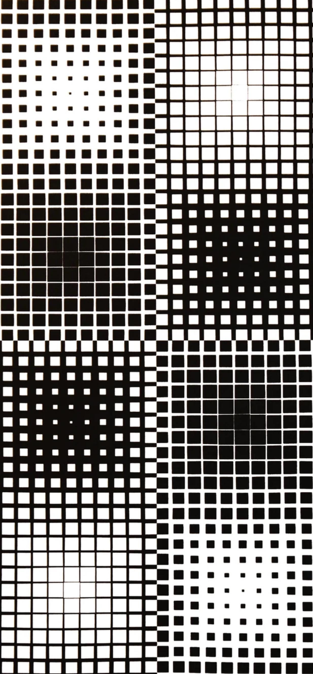 Victor Vasarely, Composition, Corpusculaires, Limited Edition Héliogravure