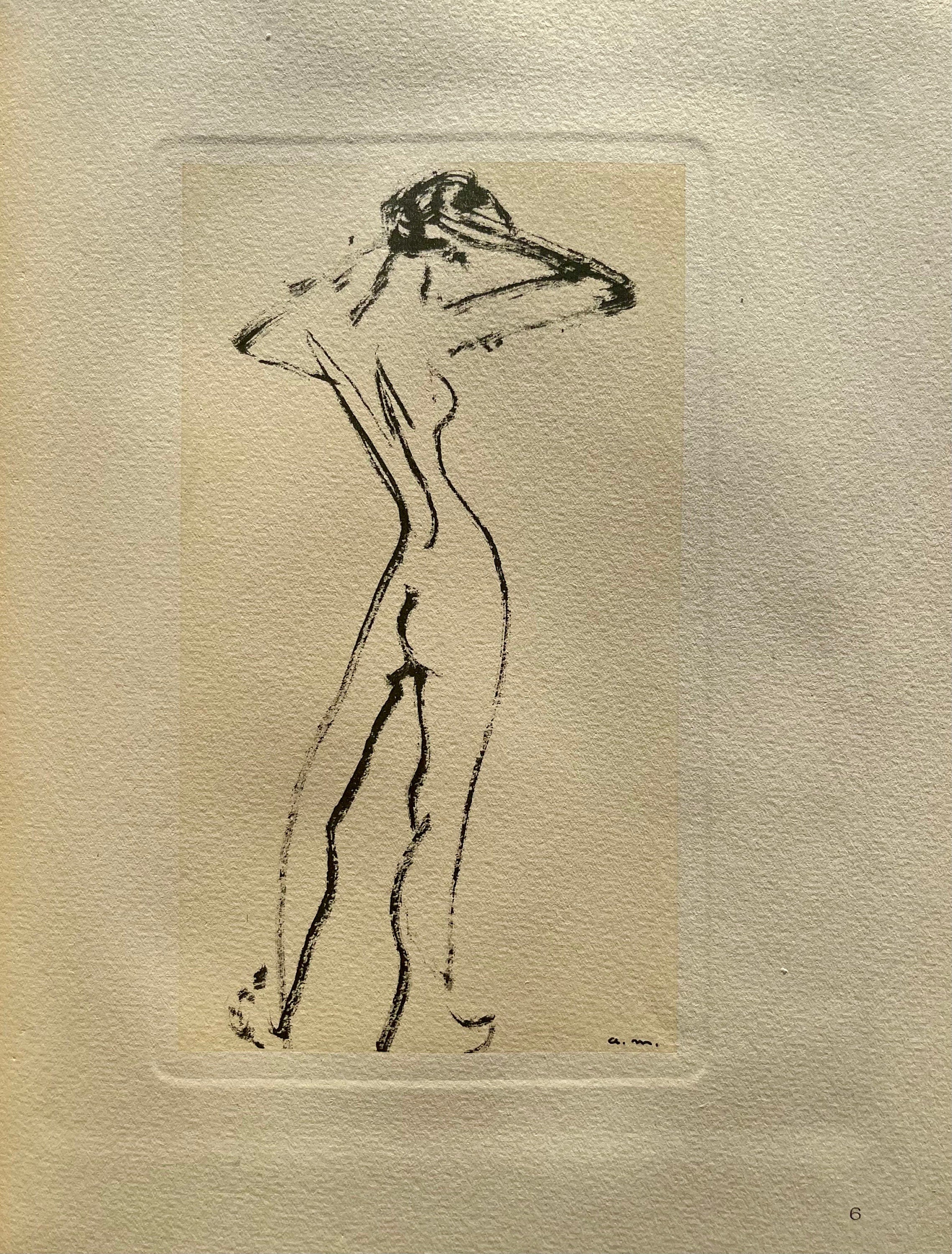 Albert Marquet, Femme se coiffant, Marquet, Limited Edition Lithograph