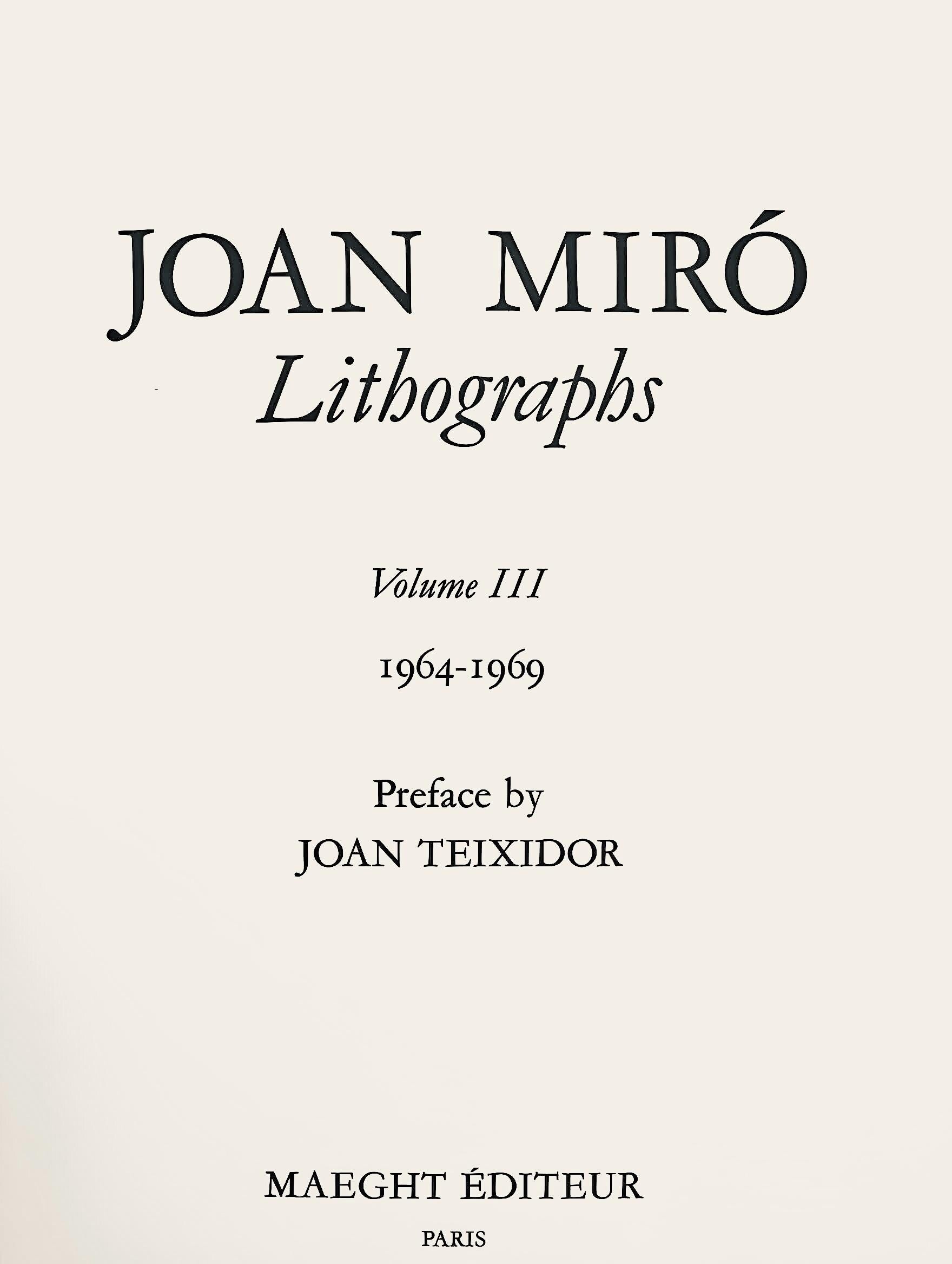 Joan Miró, Composition, (Cramer 230; Mourlot 1117), Joan Miró Lithographs, Limited Edition Lithograph