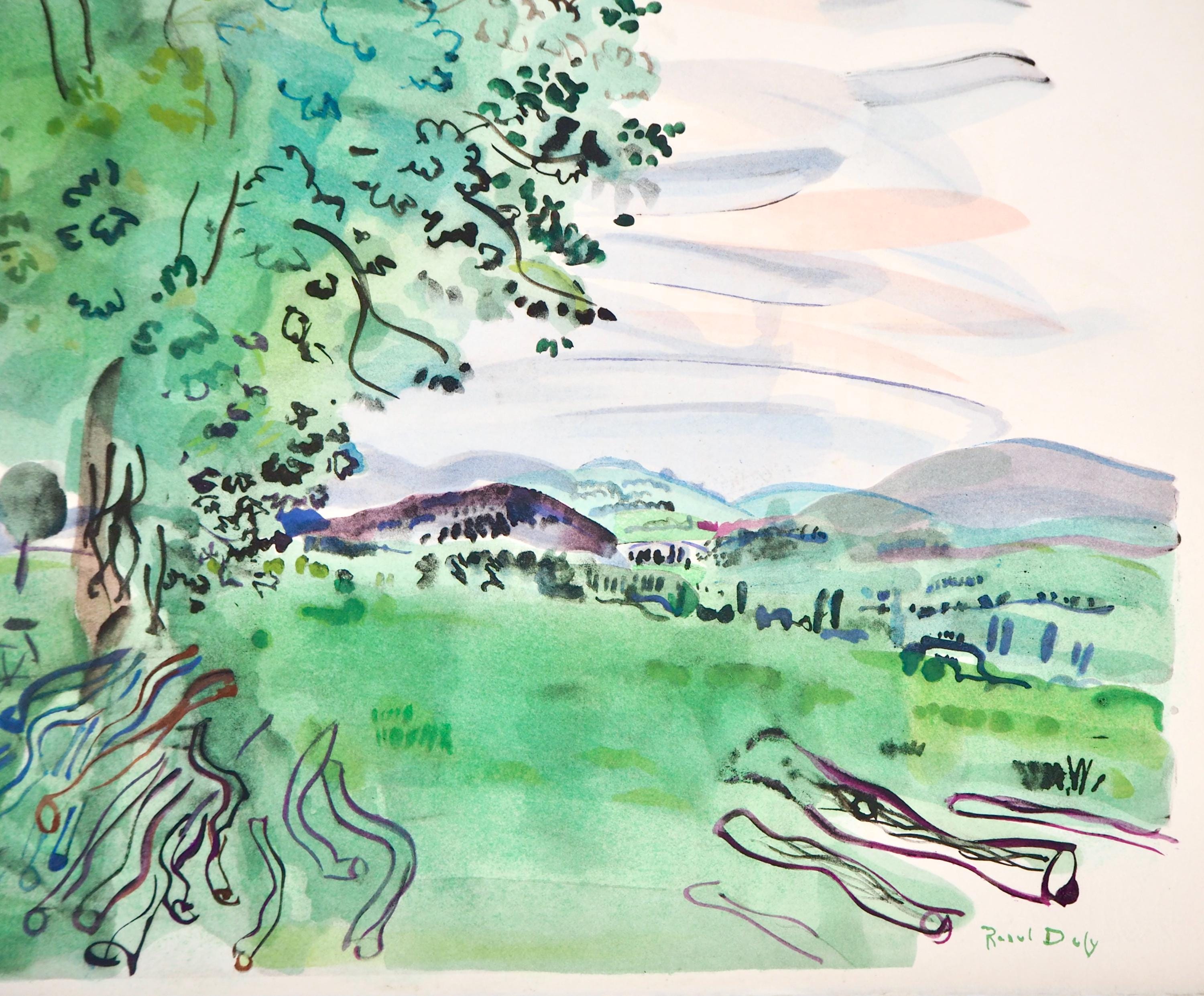 Raoul Dufy, Composition, Eaux-de-vie, Esprit de la fleur et du fruit, Limited Edition Lithograph