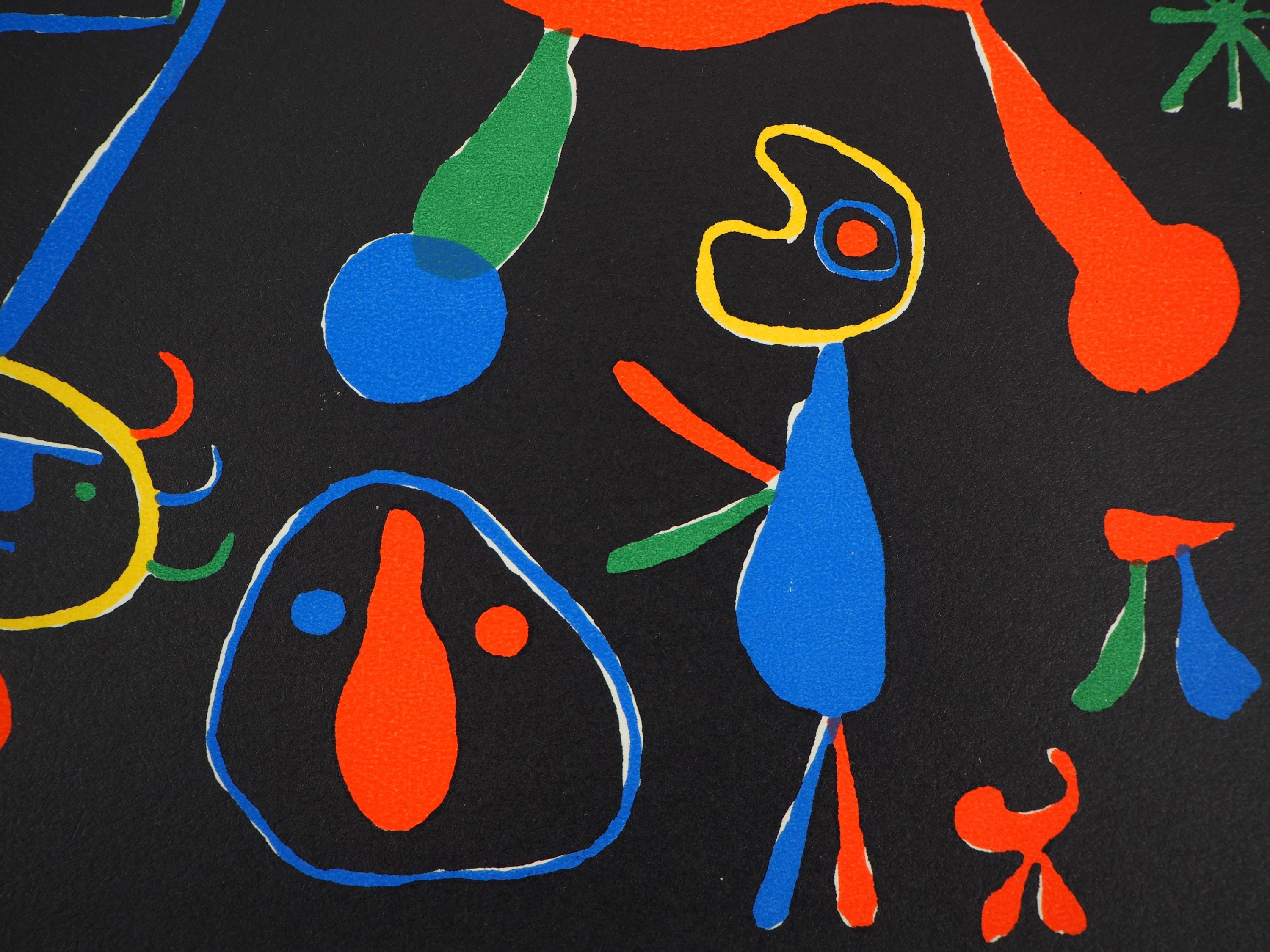 Joan Miró, Composition, Cahiers d'Art, Limited Edition Lithograph