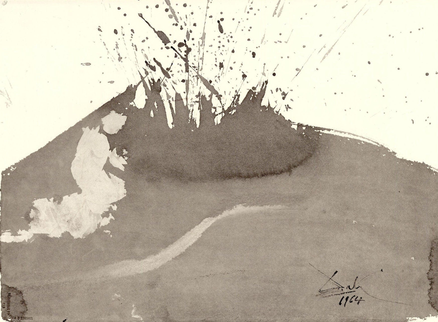 Salvador Dali, Composition (Michler/Löpsinger 1600; Field 69-3), Biblia Sacra, Limited Edition Lithograph