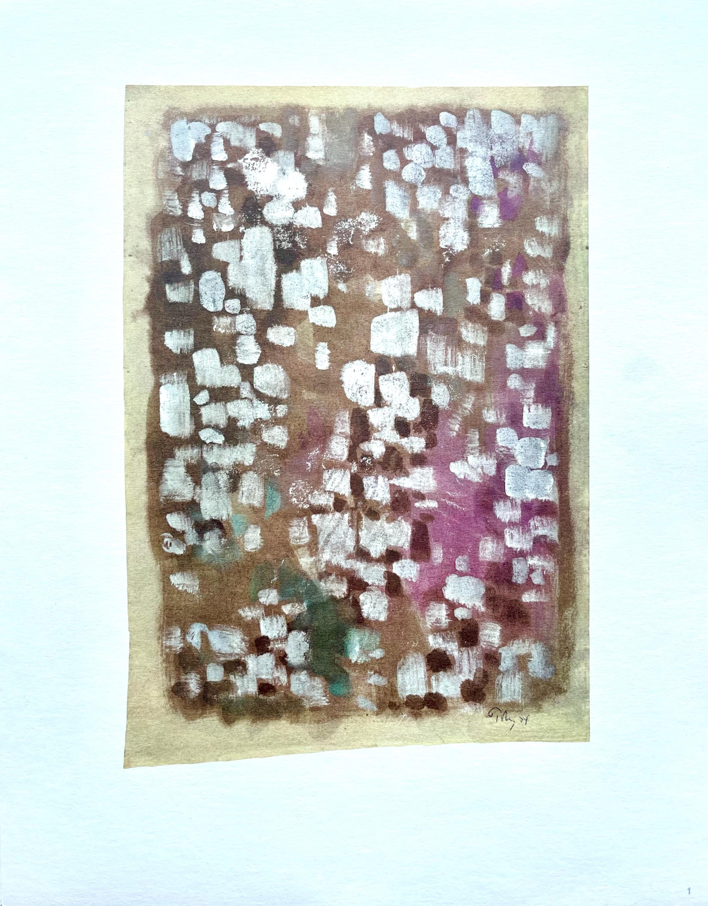 Mark Tobey, Composition, Mark Tobey, Peintres d'aujourd'hui, Limited Edition Lithograph