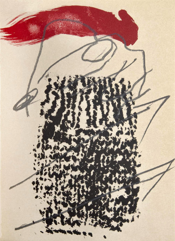 Antoni Tàpies, Composition, Ediciones Polígrafa, Redfern Gallery, Limited Edition Lithograph