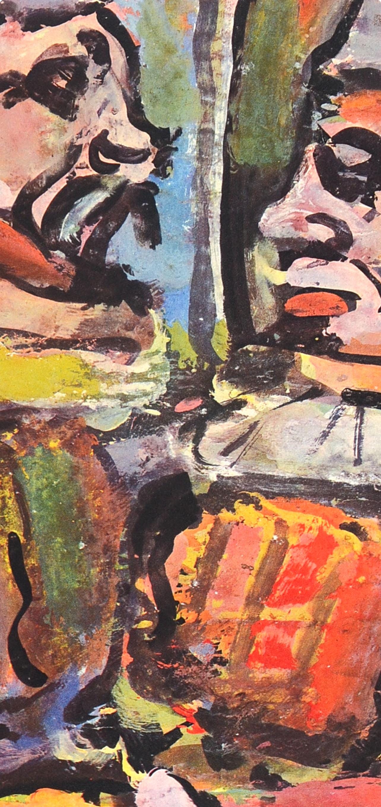 Georges Rouault, Composition, Divertissement, Limited Edition Lithograph