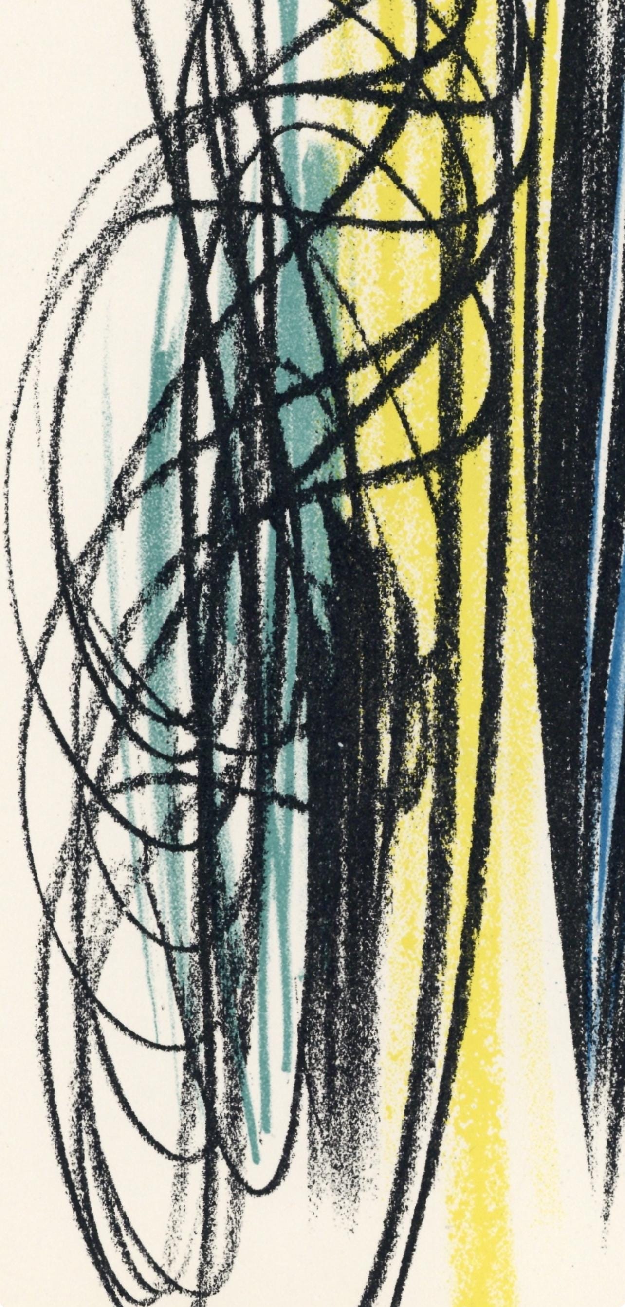 Hans Hartung, Composition, XXe siècle, Limited Edition Lithograph