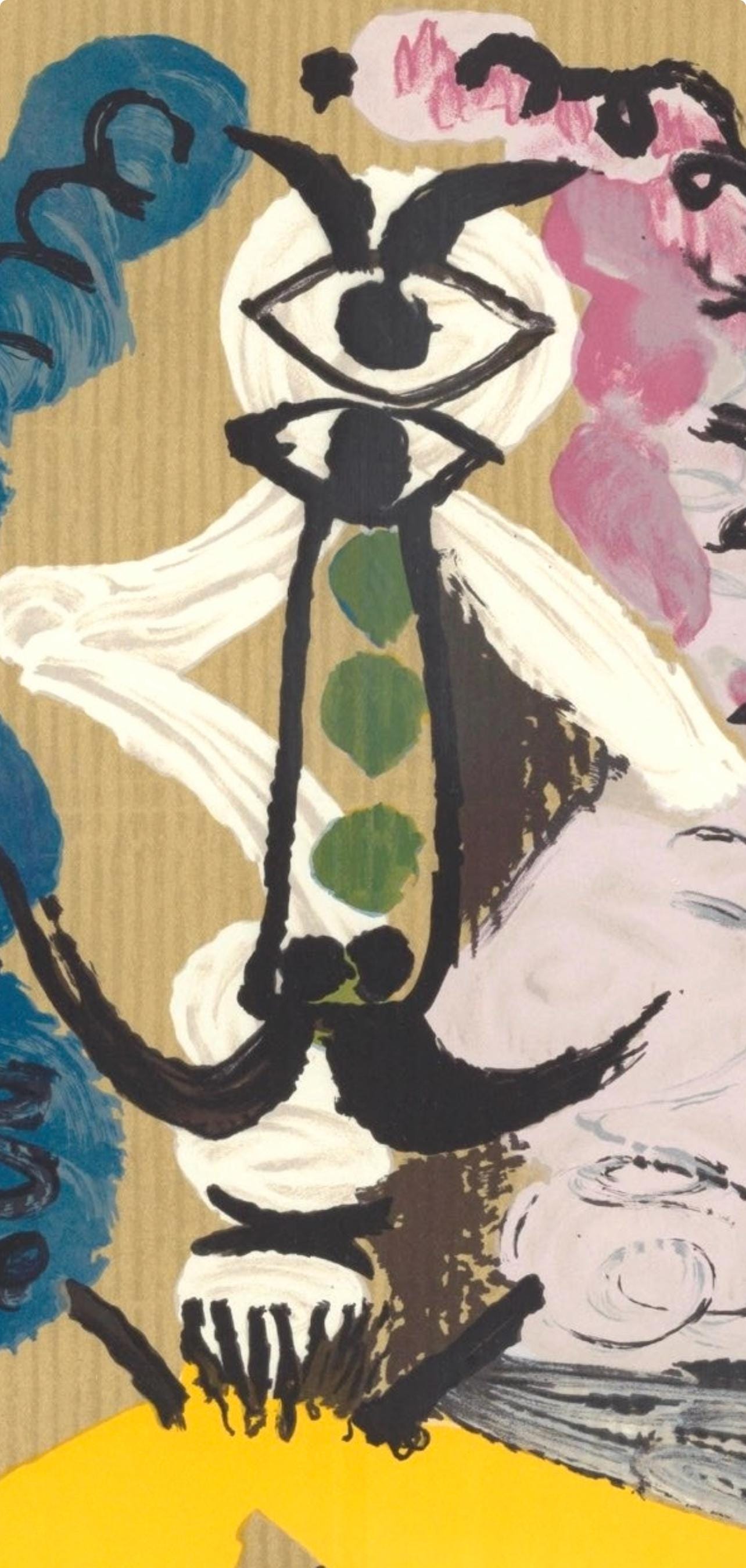 Pablo Picasso, Composition (Orozco 207-261), Vingt-Neuf Portraits Imaginaires, Limited Edition Lithograph