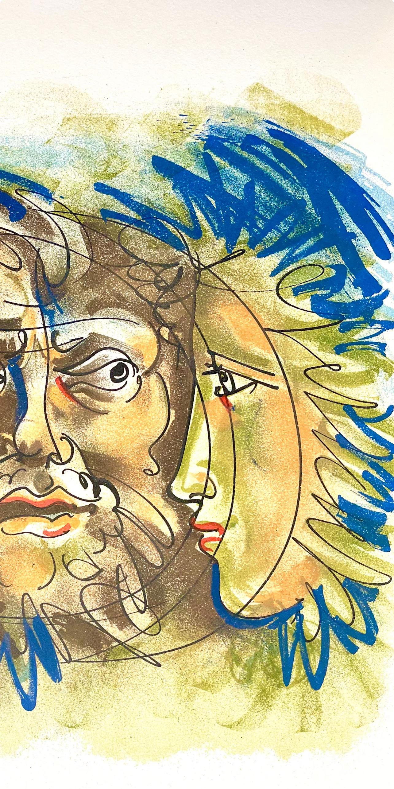 Hans Erni, Composition, Réflexions Simples Sur Le Corps, Limited Edition Lithograph