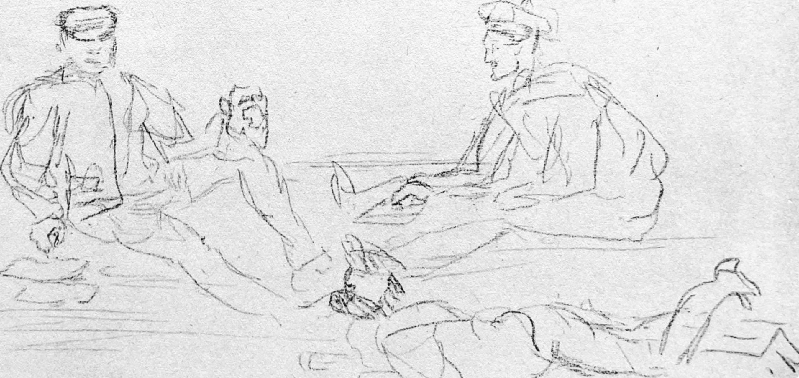 Henri de Toulouse-Lautrec, Composition, Toulouse-Lautrec, Album De Marine, Limited Edition Lithograph