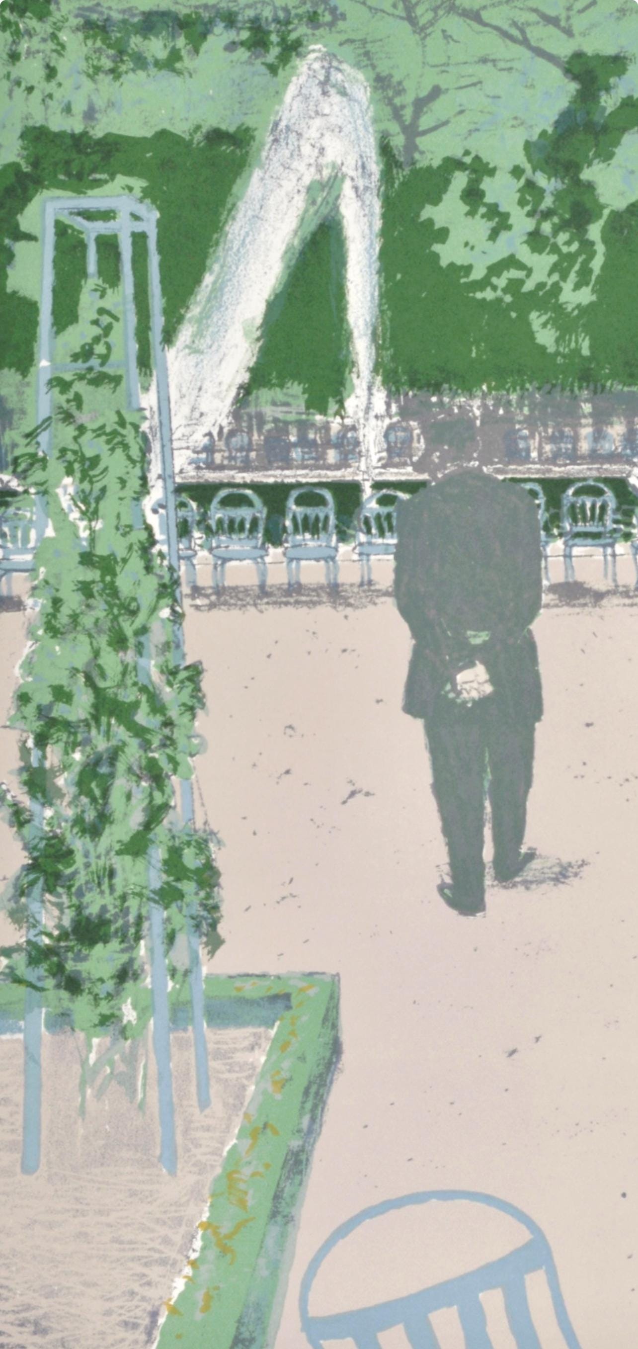 Maurice Brianchon, Les Tuileries, Regards sur Paris, Limited Edition Lithograph