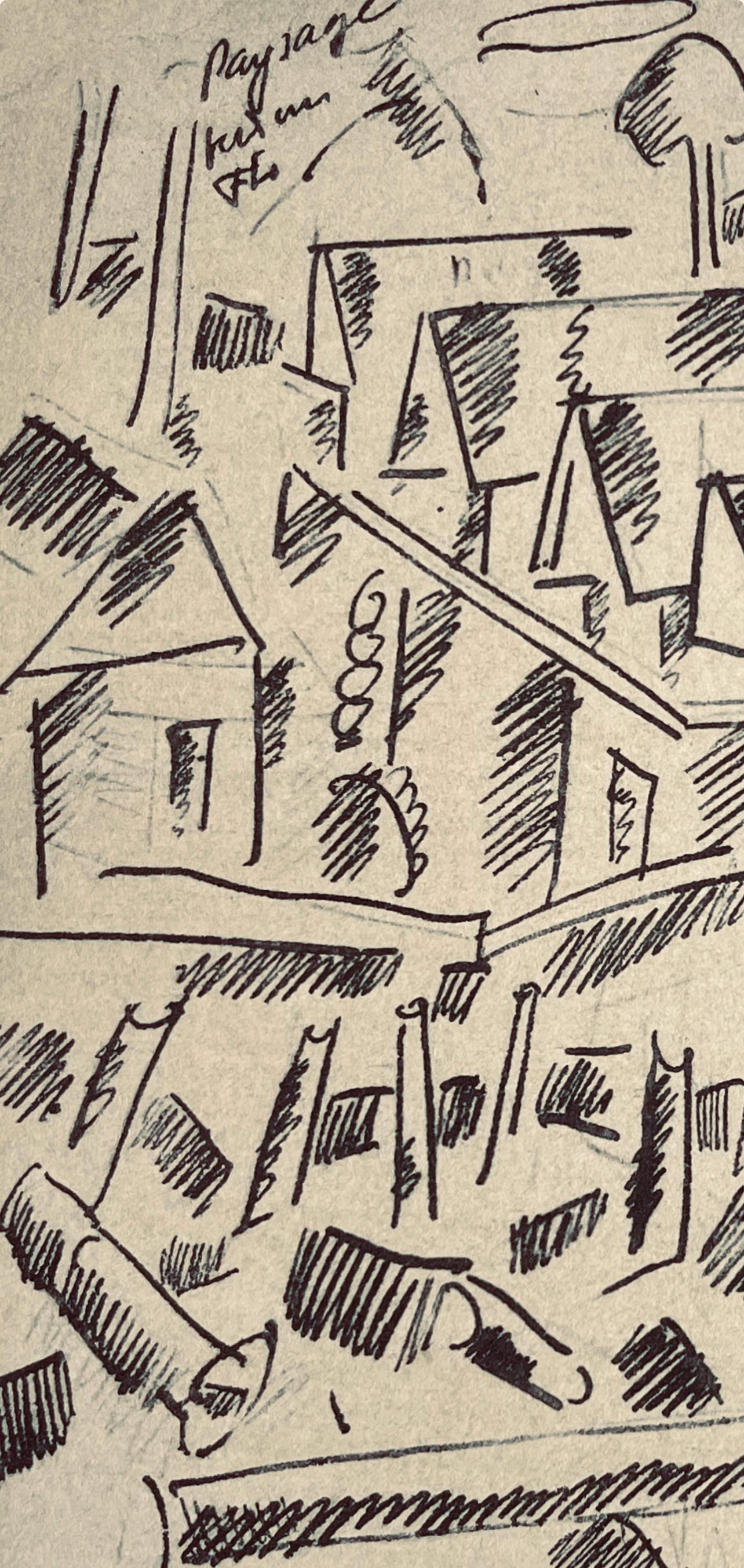 Fernand Léger, Aux Alentours De Verdun, Fernand Léger, Dessins de Guerre, Limited Edition Lithograph