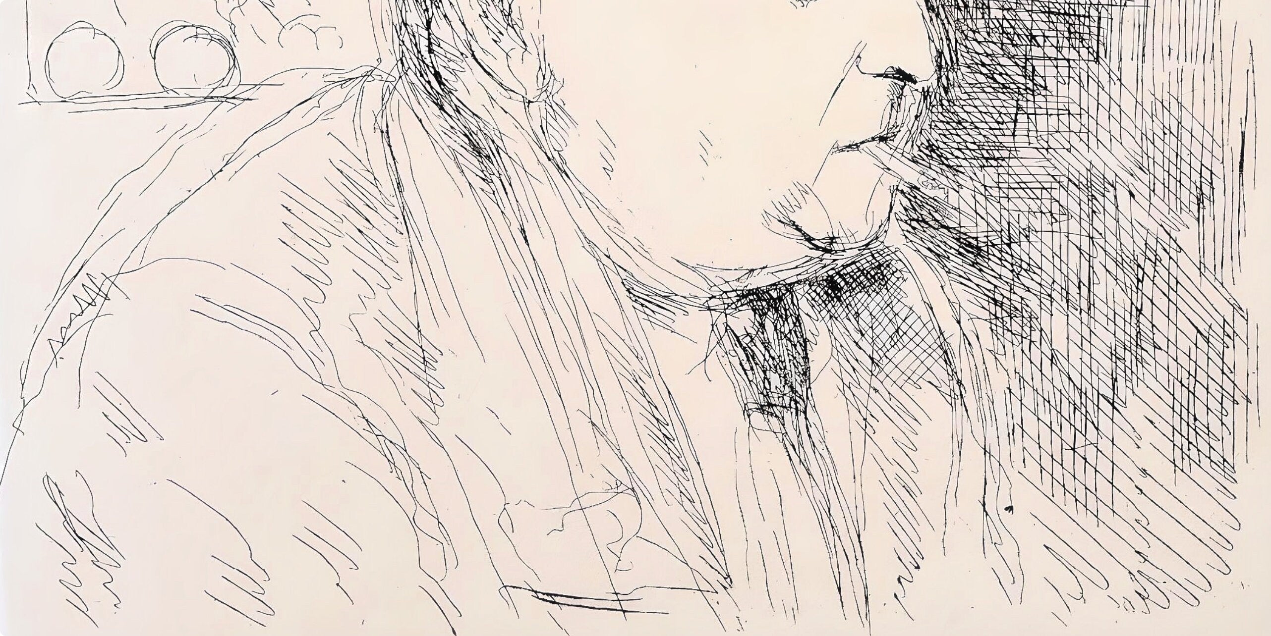 André Dunoyer de Segonzac, Portrait de l'Auteur, Au Temps de Paris Seine, Limited Edition Lithograph