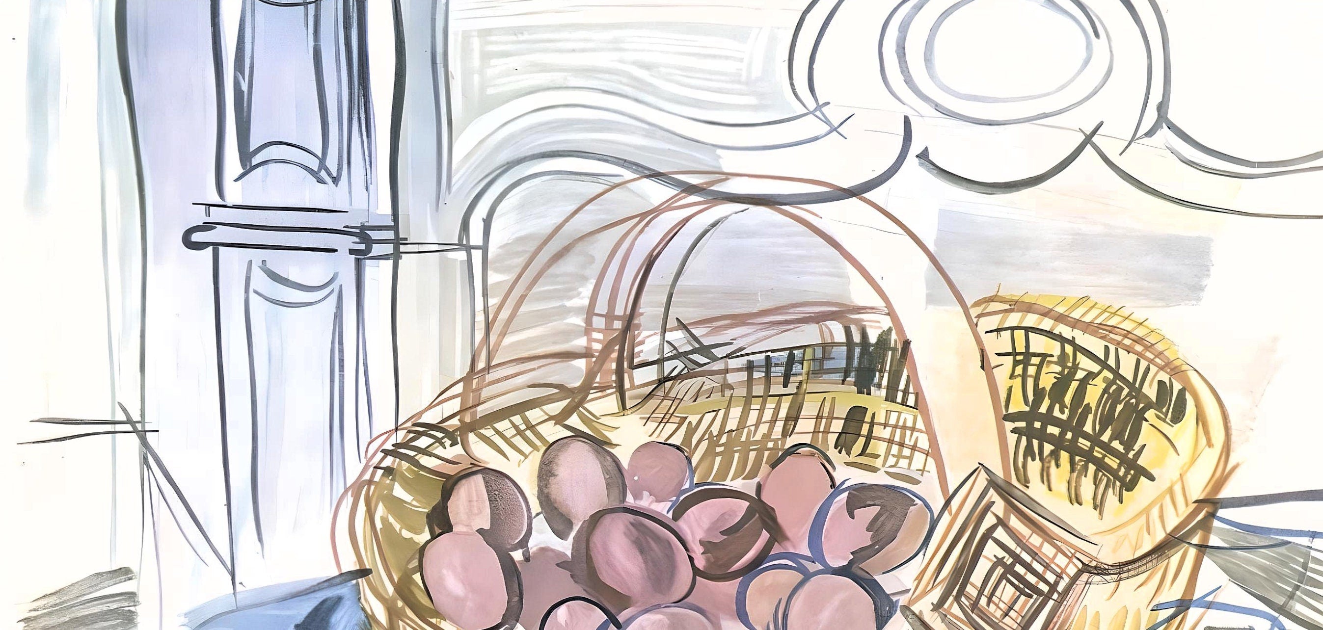 Raoul Dufy, La corbeille aux œufs, Vacances forcées