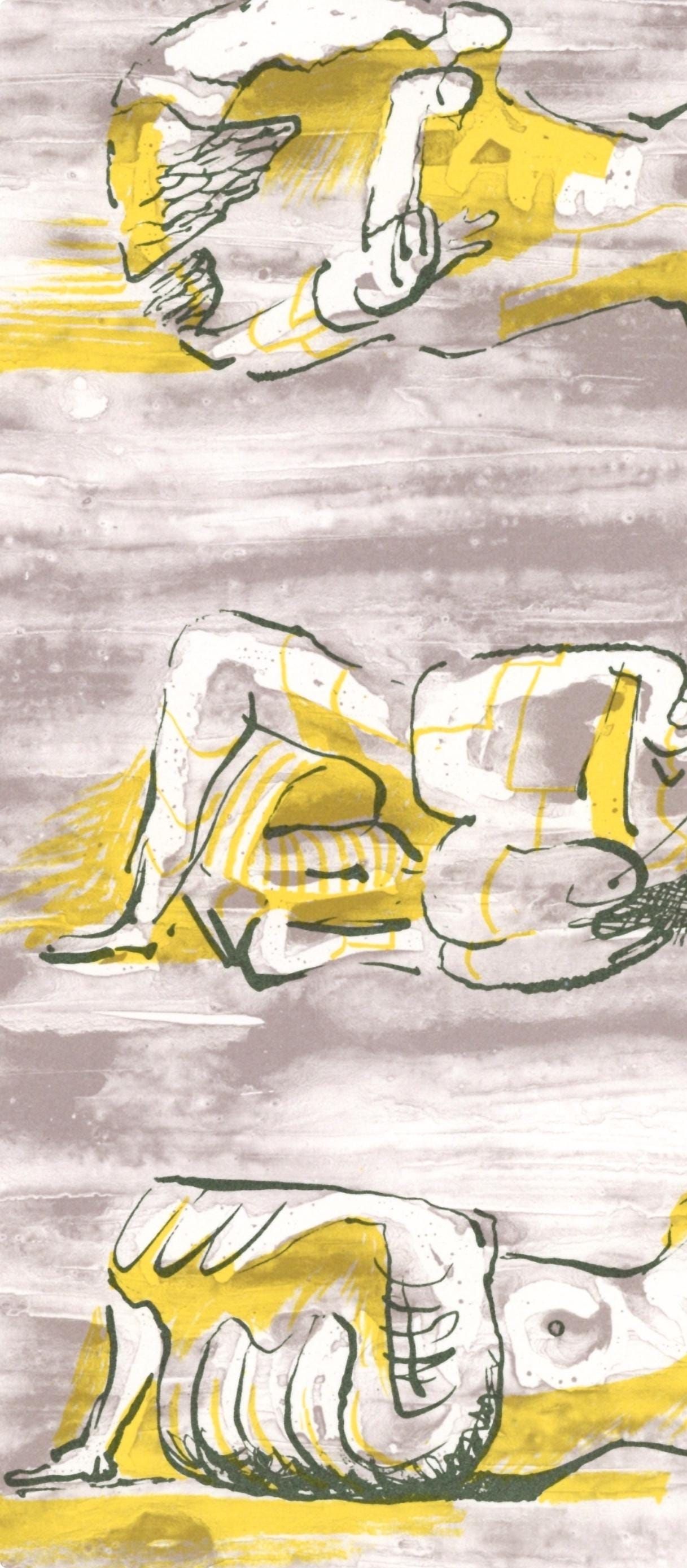 Henry Moore, Three Reclining Figures (Cramer 180), XXe siècle, Limited Edition Lithograph