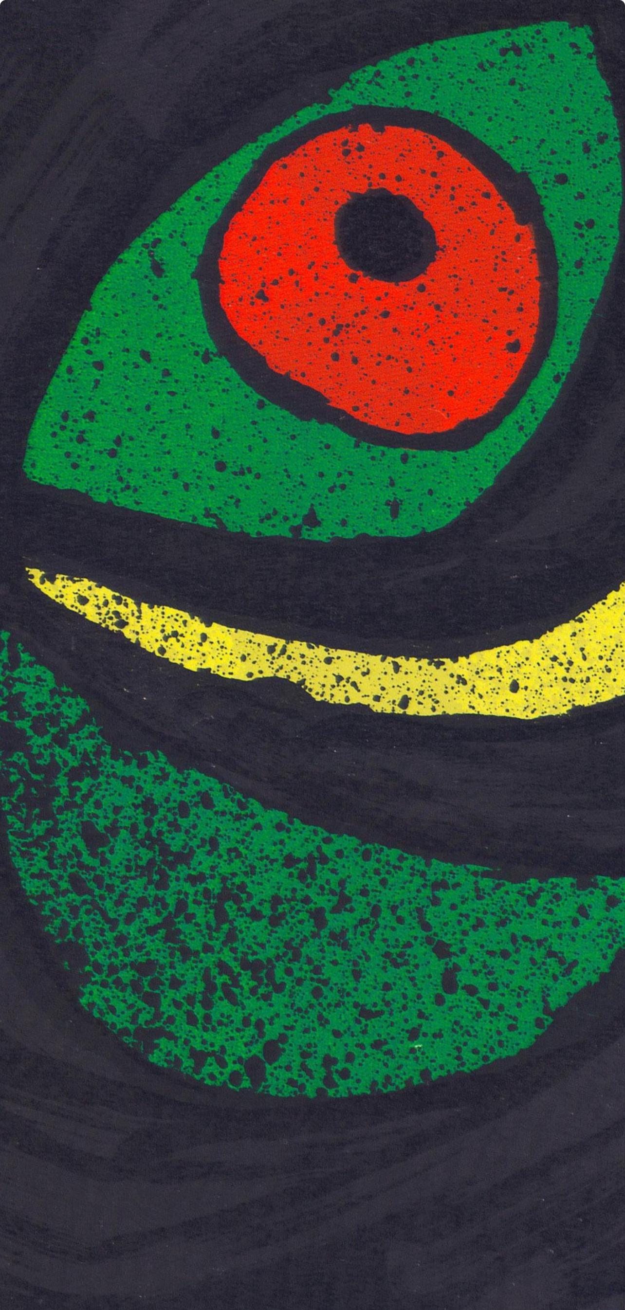 Joan Miró, Composition (Cramer 145; Mourlot, 738-740), Derrière le miroir, Limited Edition Lithograph