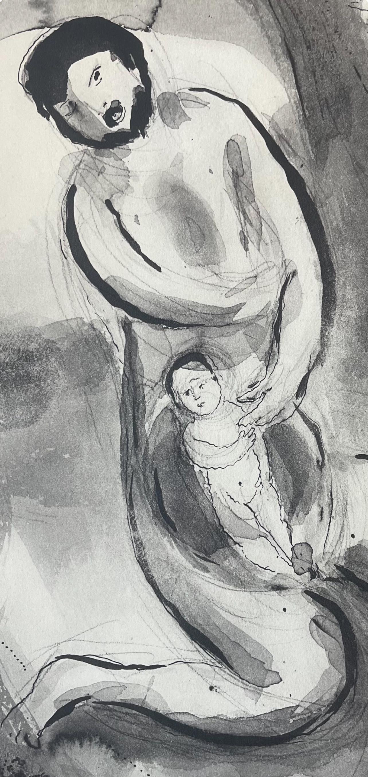 Marc Chagall, Composition, Contes de Boccace, Verve: Revue Artistique et Littéraire, Limited Edition Lithograph