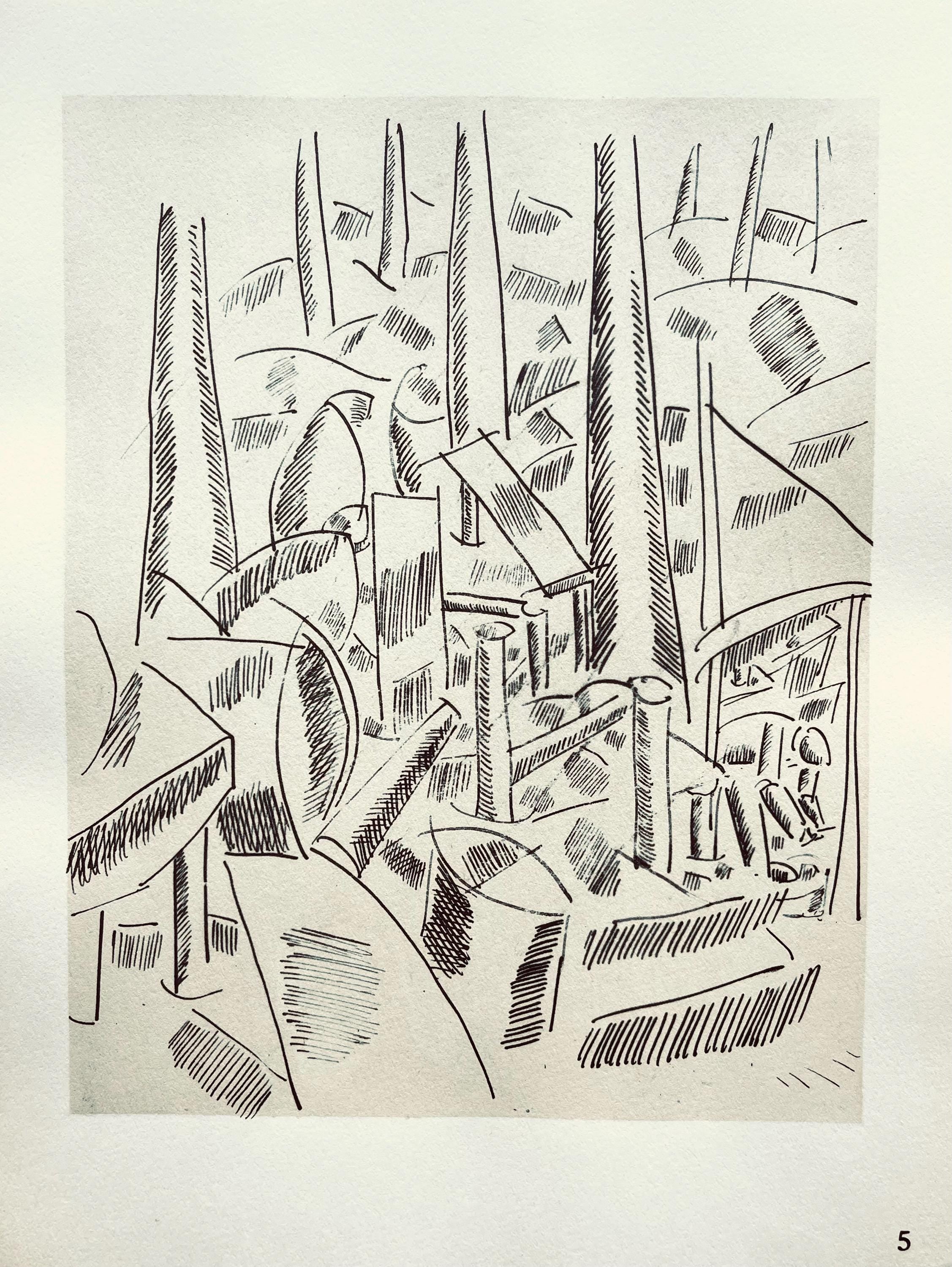 Fernand Léger, Le Sapeur, Fernand Léger, Dessins de Guerre, Limited Edition Lithograph