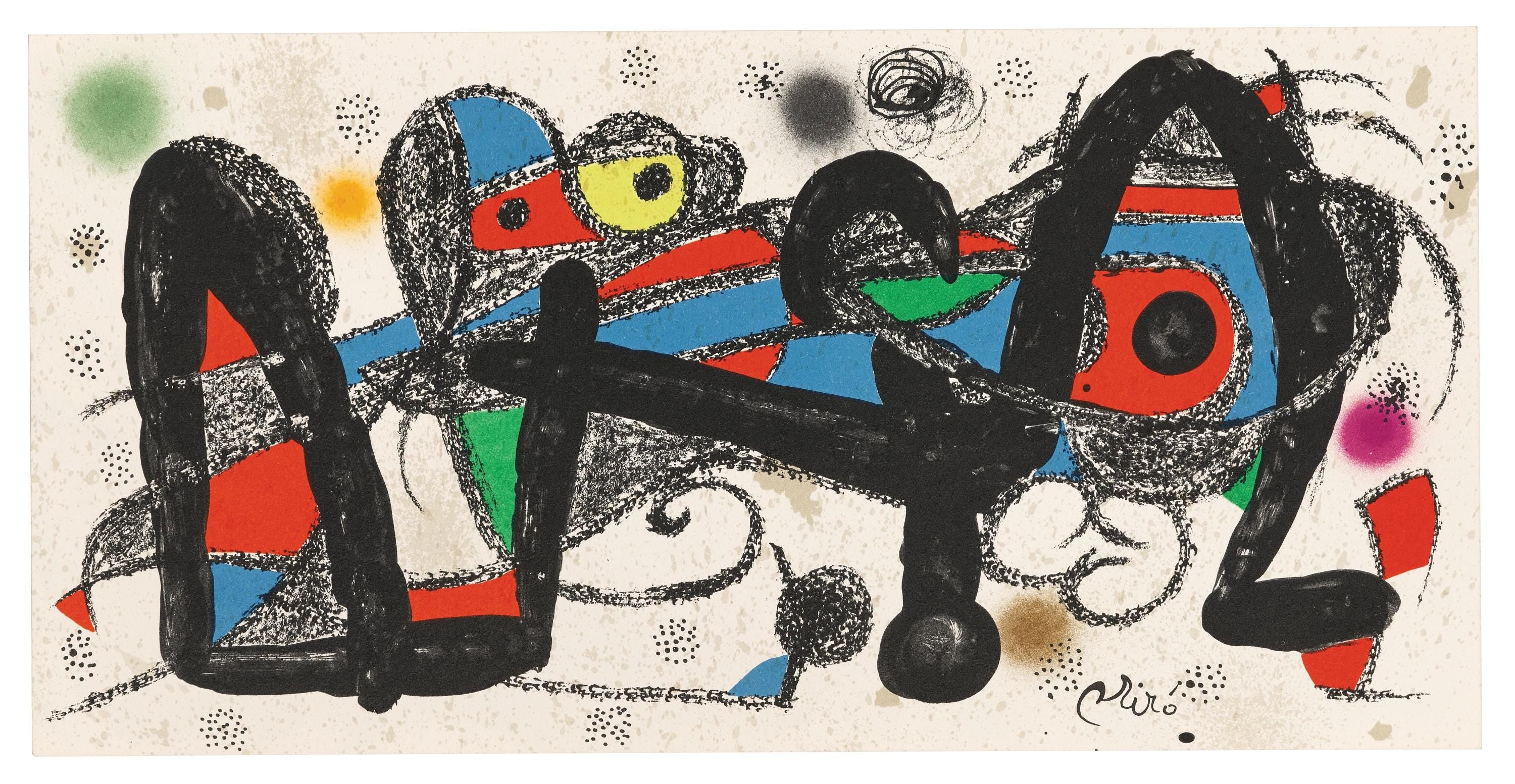 Joan Miró, Composition (Cramer 192; Mourlot 935), Limited Edition Lithograph
