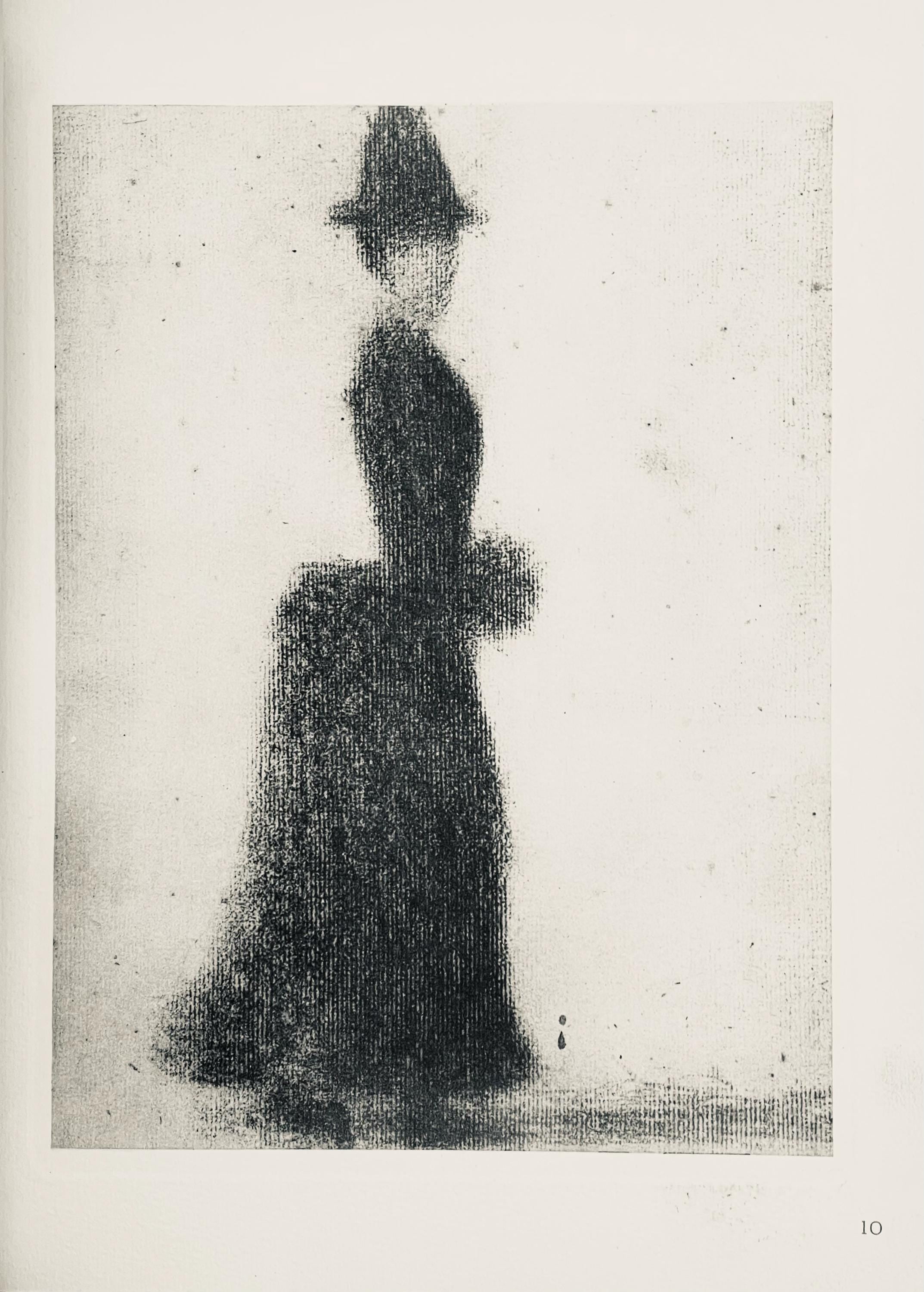 Georges Seurat, Femme au manchon, Seurat, Limited Edition Lithograph