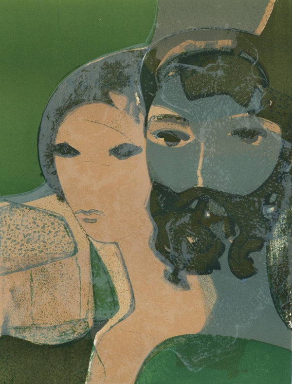 André Minaux, Composition, L'Odyssée, Limited Edition Lithograph