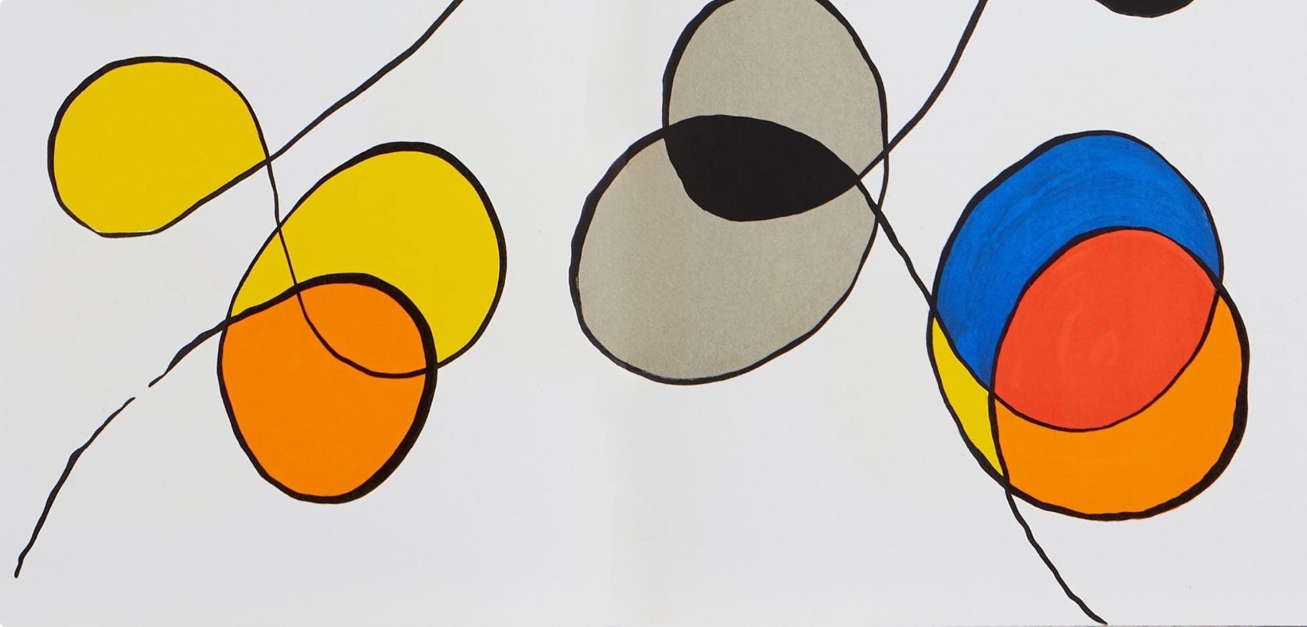 Alexander Calder, Composition, Derrière le miroir, Limited Edition Lithograph