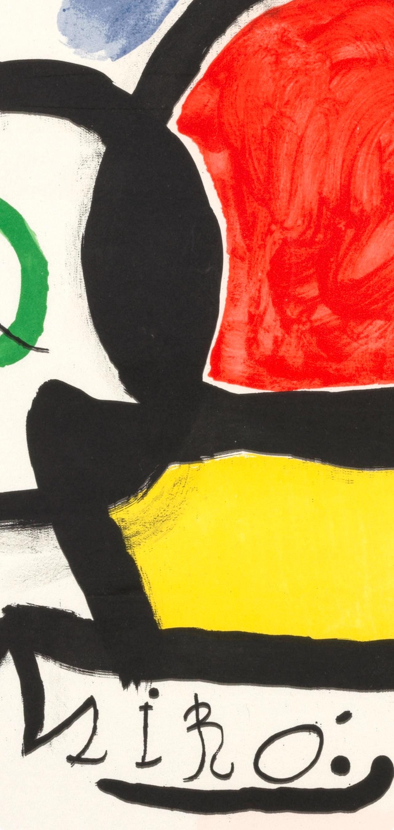 Joan Miró, Composition (Mourlot 686), El tapís de Tarragona, Limited Edition Lithograph