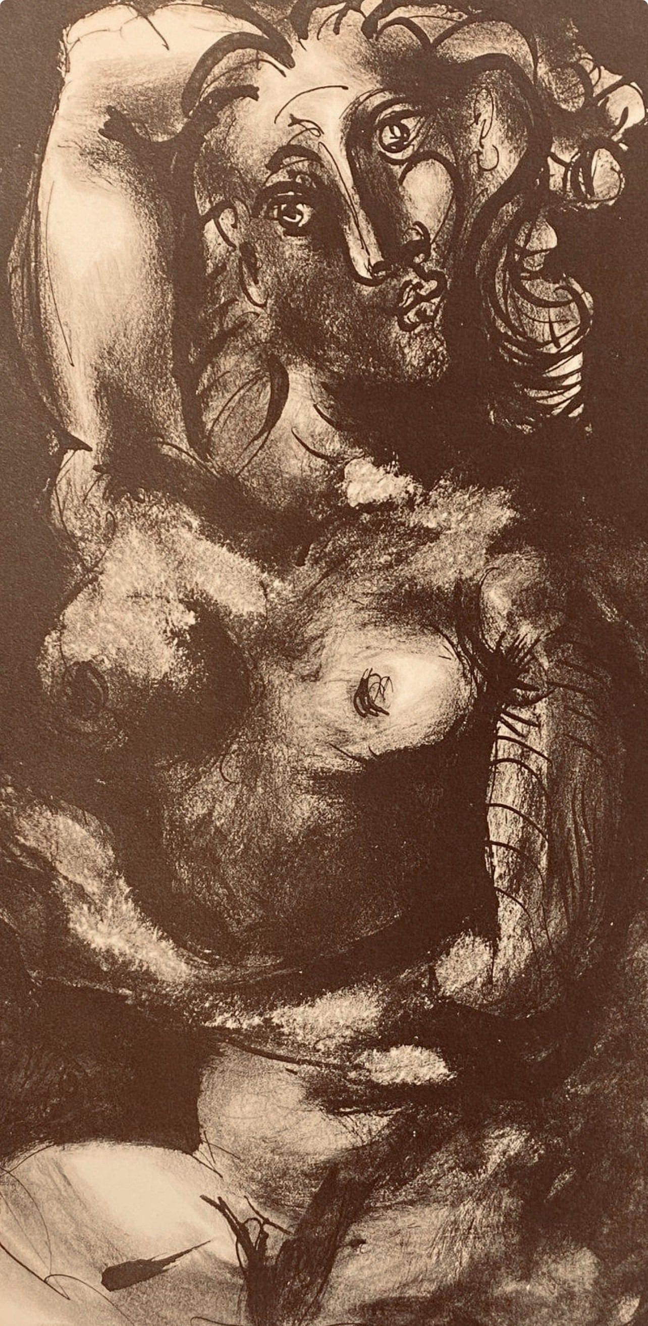 Pablo Picasso, Composition, Carnet de dessins de Picasso, Cahiers d’Art, Limited Edition Lithograph