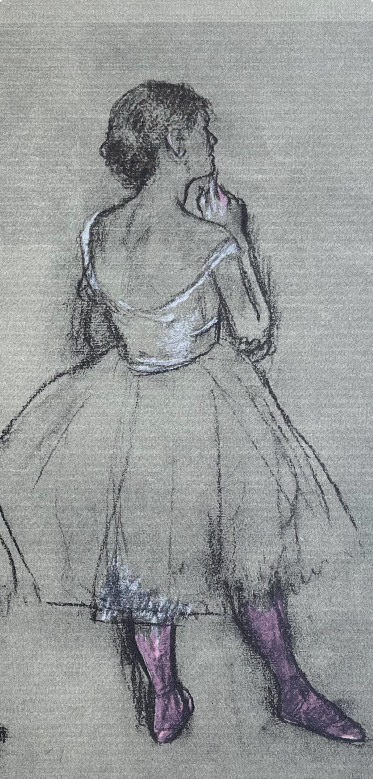 Edgar Degas, Three Dancers, Limited Edition Lithograph