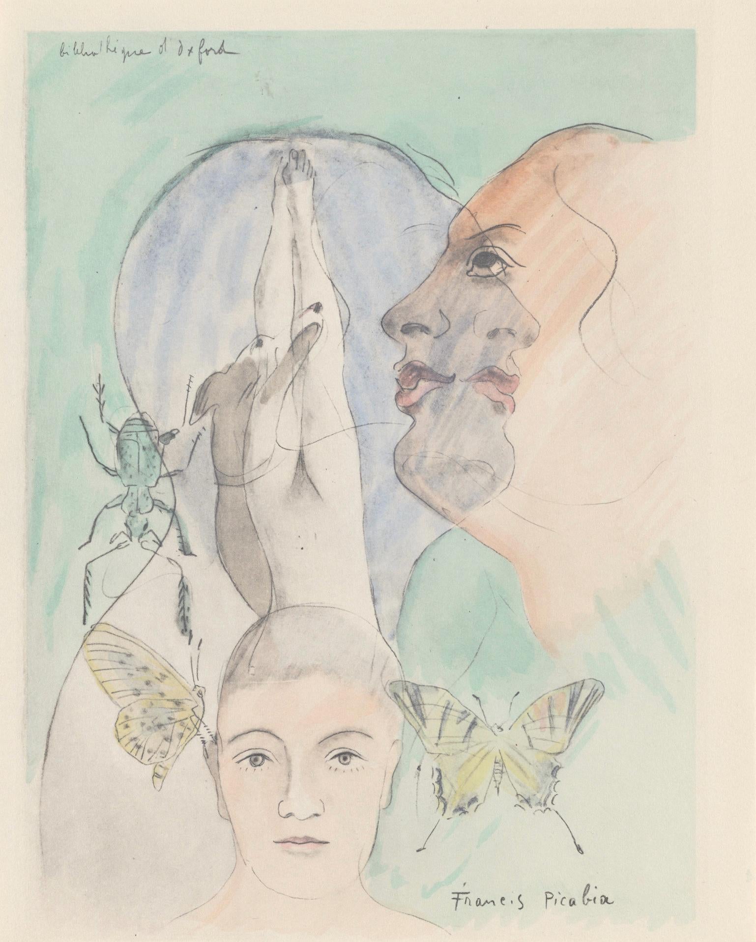 Francis Picabia, Composition, Le Peseur d'âmes (The Weigher of Souls), Limited Edition Lithograph