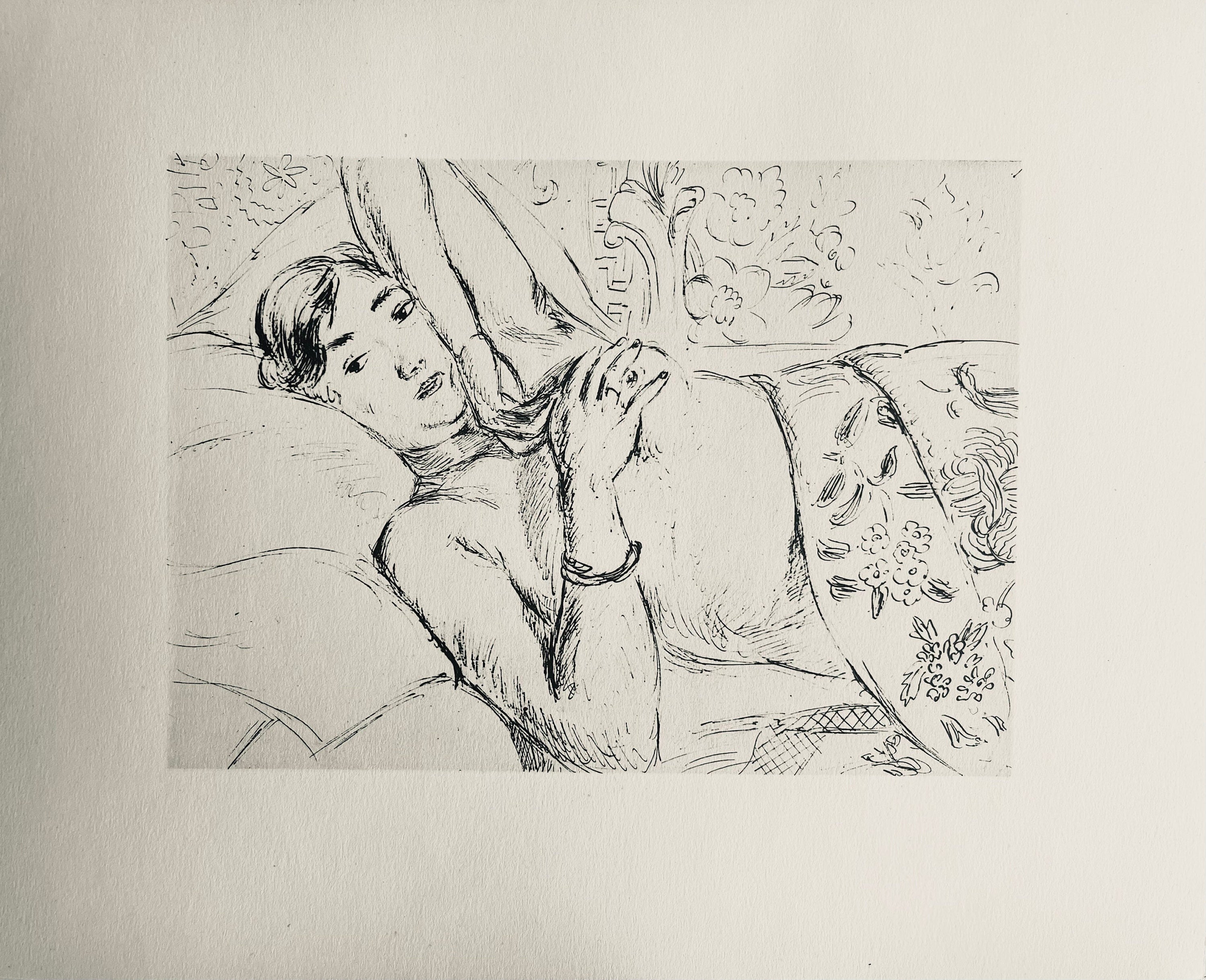 Henri Matisse, Composition (Dutel 3), Dessins de Henri-Matisse, Limited Edition Lithograph