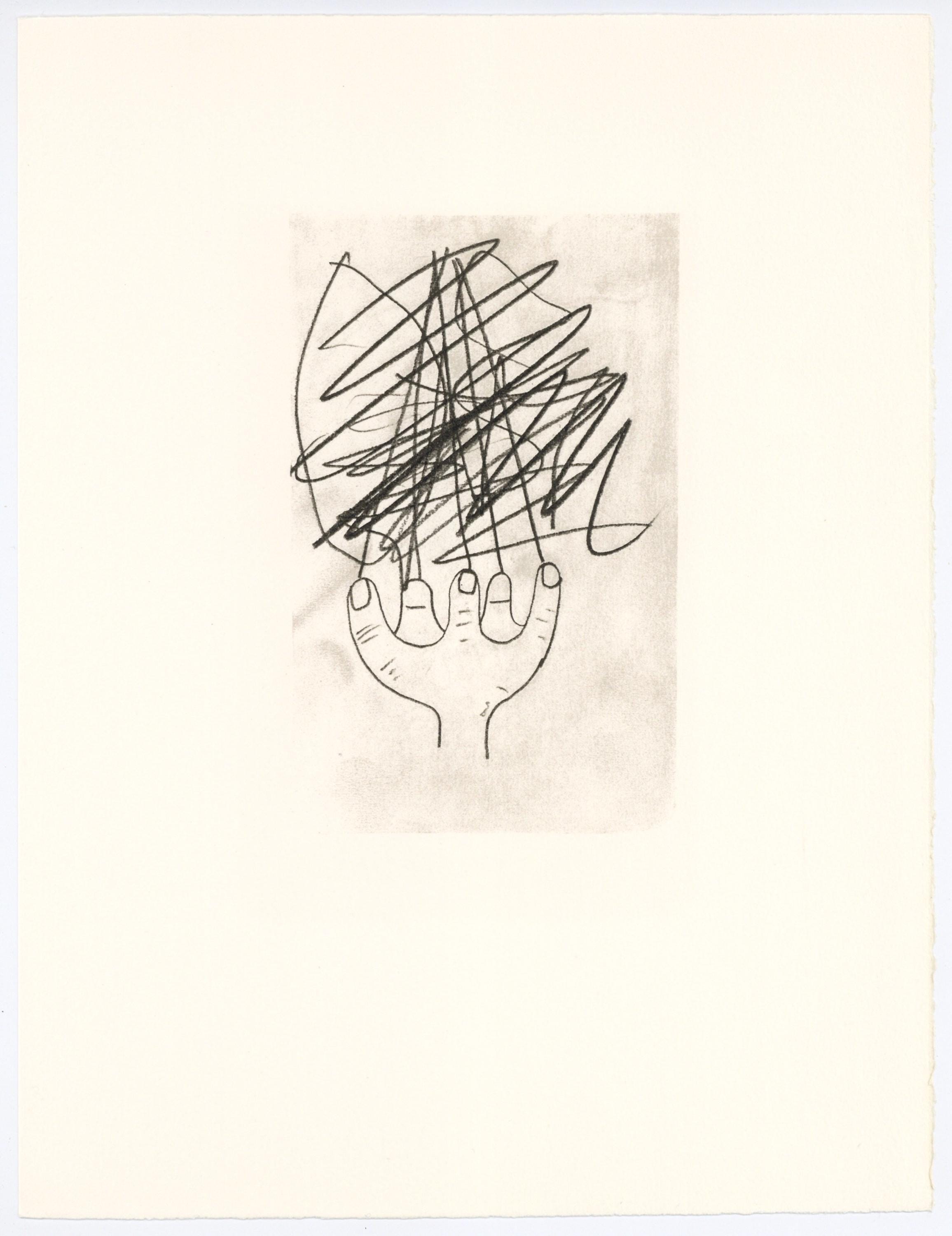 Pablo Picasso, Composition, Le Goût du Bonheur (Cramer 148; Bloch 2013), Limited Edition Mixed Media Lithograph