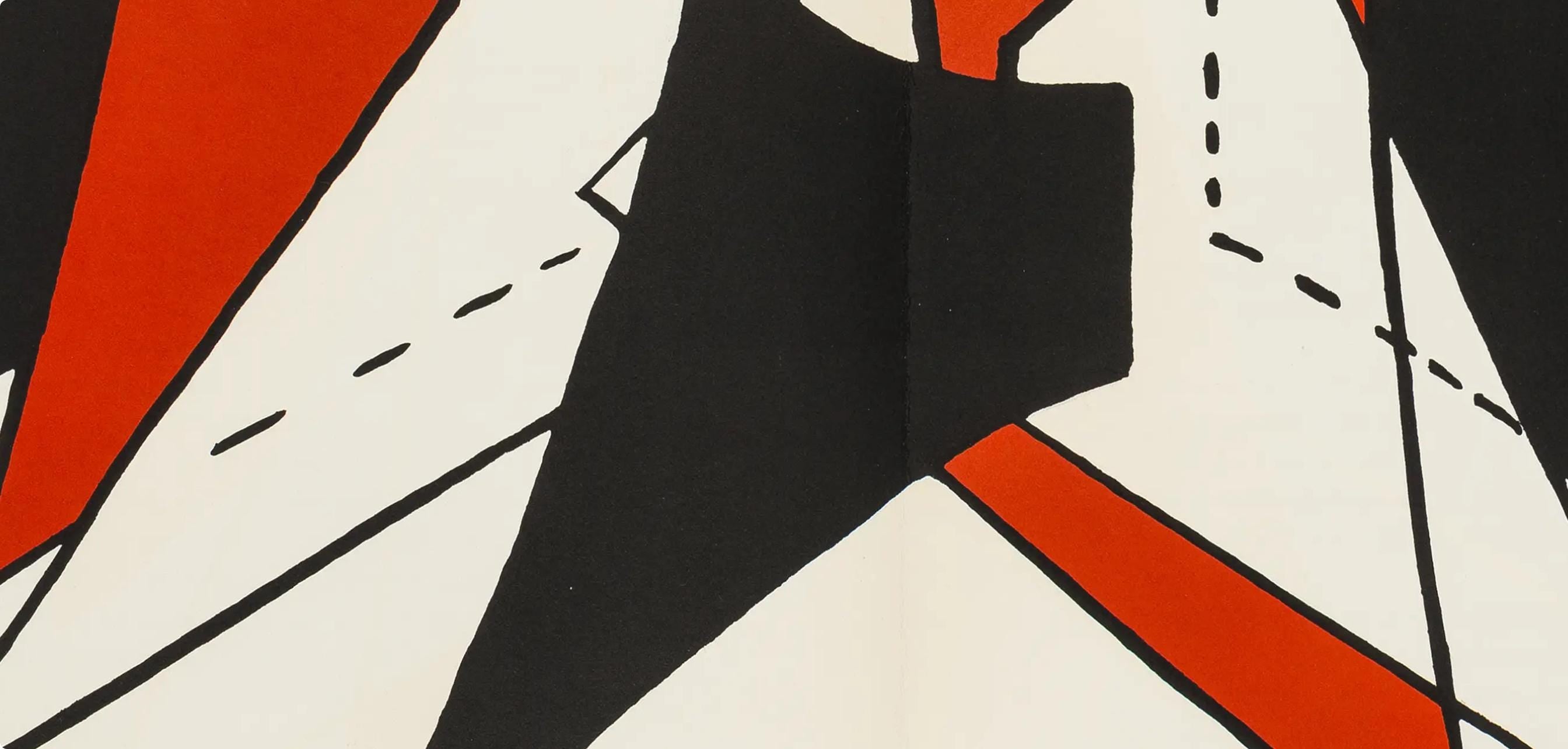 Alexander Calder, Composition, Derrière le miroir, Limited Edition Lithograph