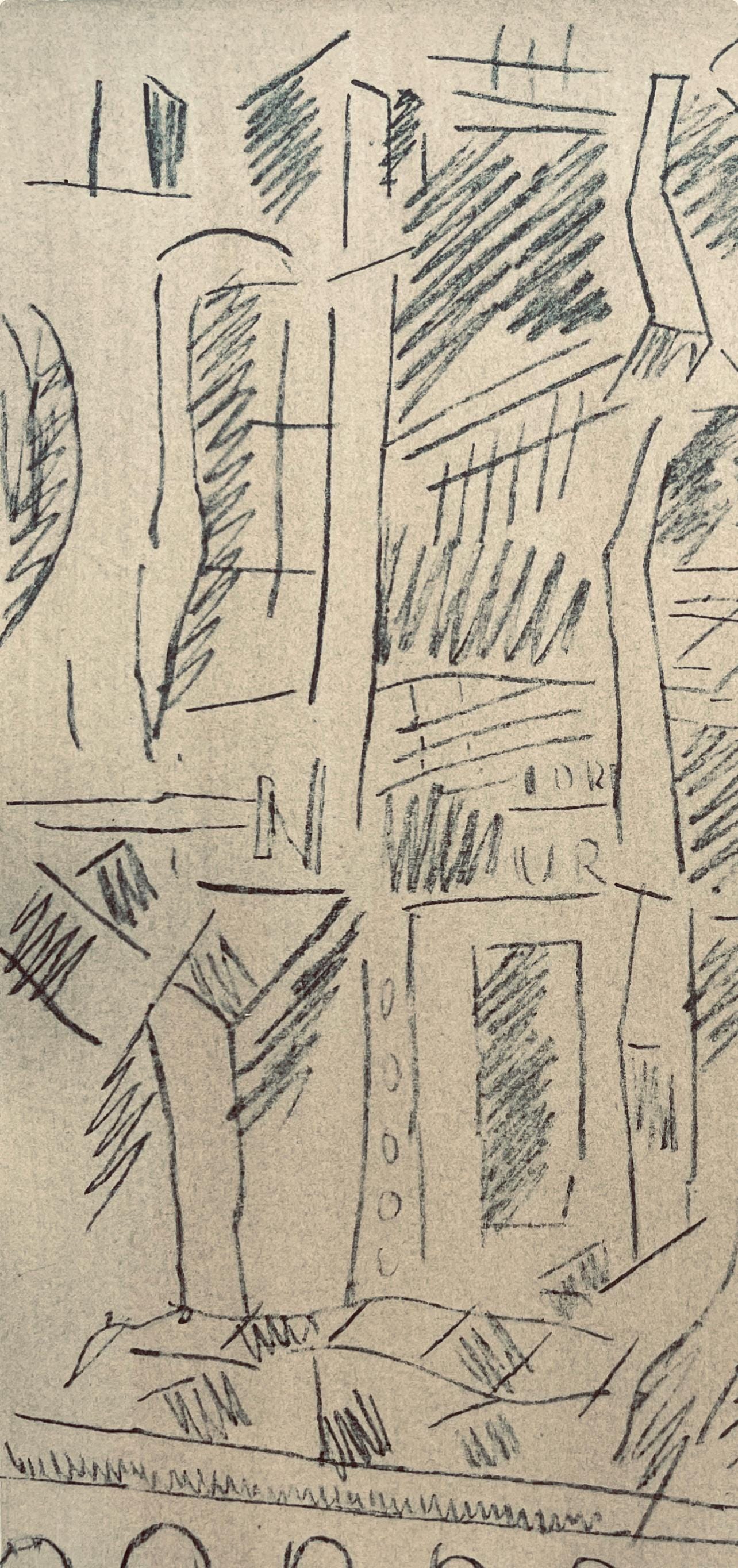 Fernand Léger, Verdun: La Place D'armes, Fernand Léger, Dessins de Guerre, Limited Edition Lithograph
