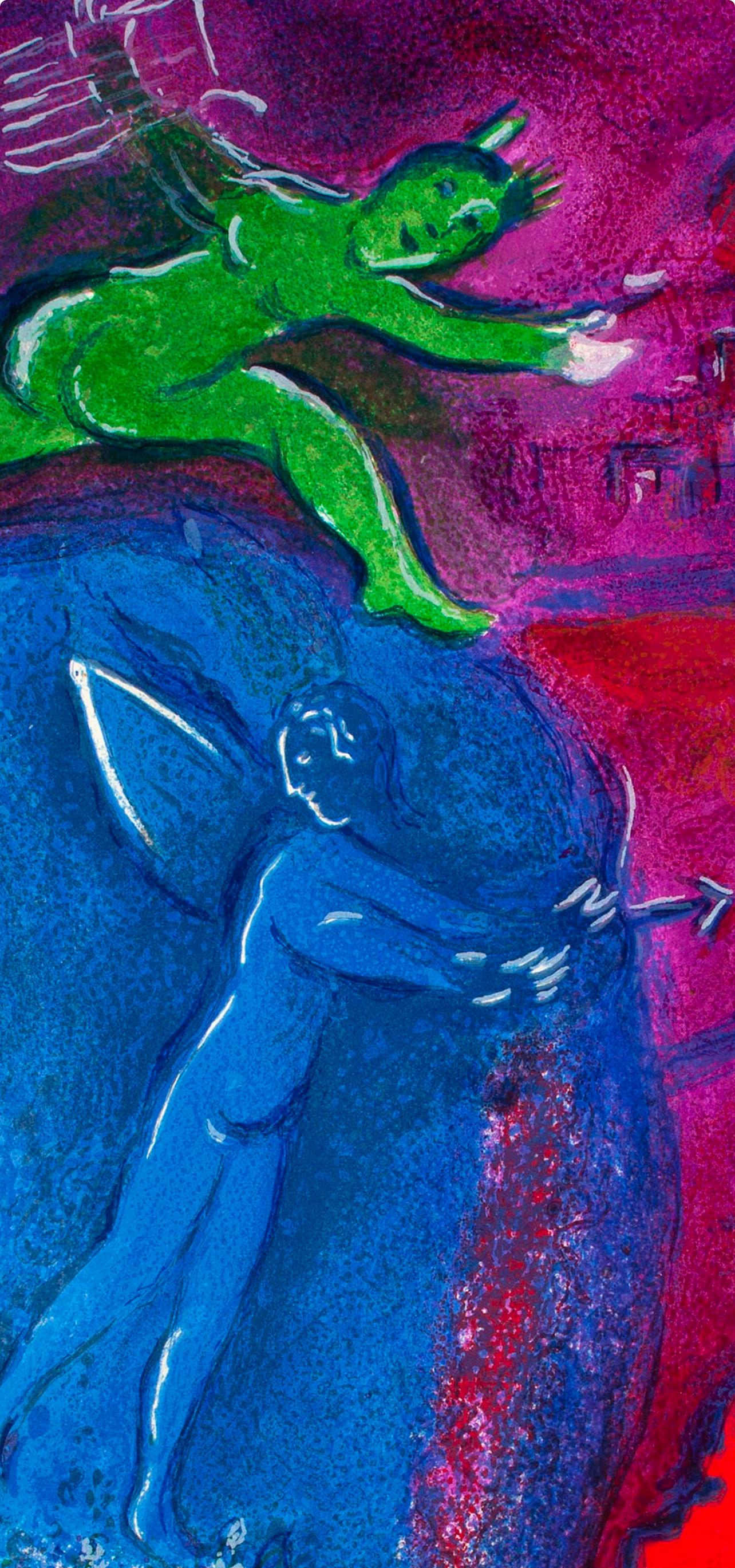 Marc Chagall, Songe de Lamon et de Dryas, Daphnis et Chloé, Limited Edition Héliogravure