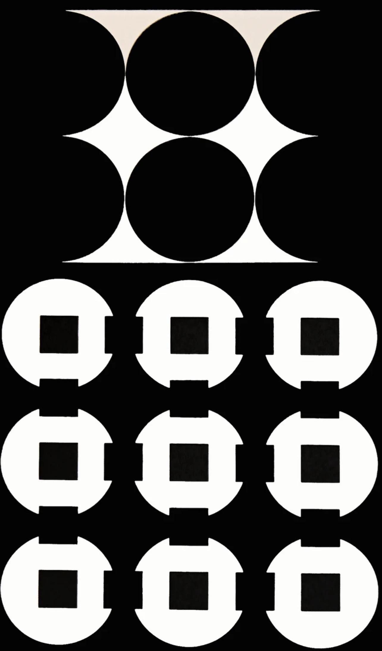 Victor Vasarely, Composition, Corpusculaires, Limited Edition Héliogravure
