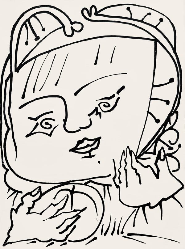 Françoise Gilot, Composition, Pouvoir tout dire, poèmes, illustrés par Françoise Gilot, Limited Edition Lithograph