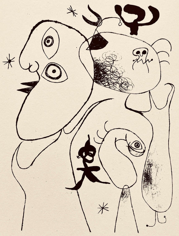Joan Miró, Composition, The Prints of Joan Miro, Limited Edition Etching