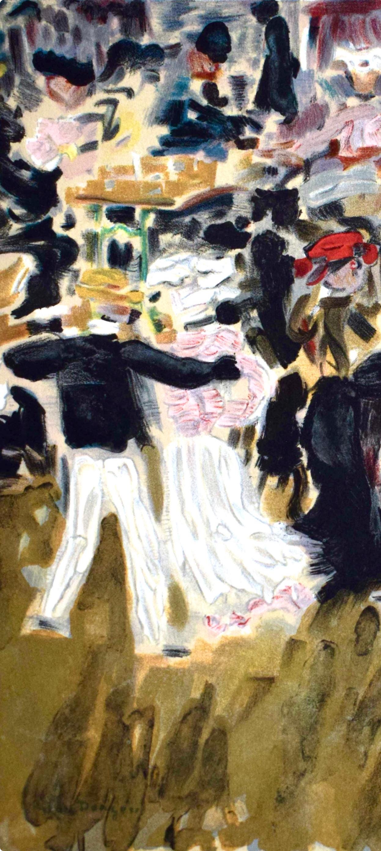 Kees van Dongen, Composition (Juffermans JL8c) Peintres mes amis, Limited Edition Lithograph