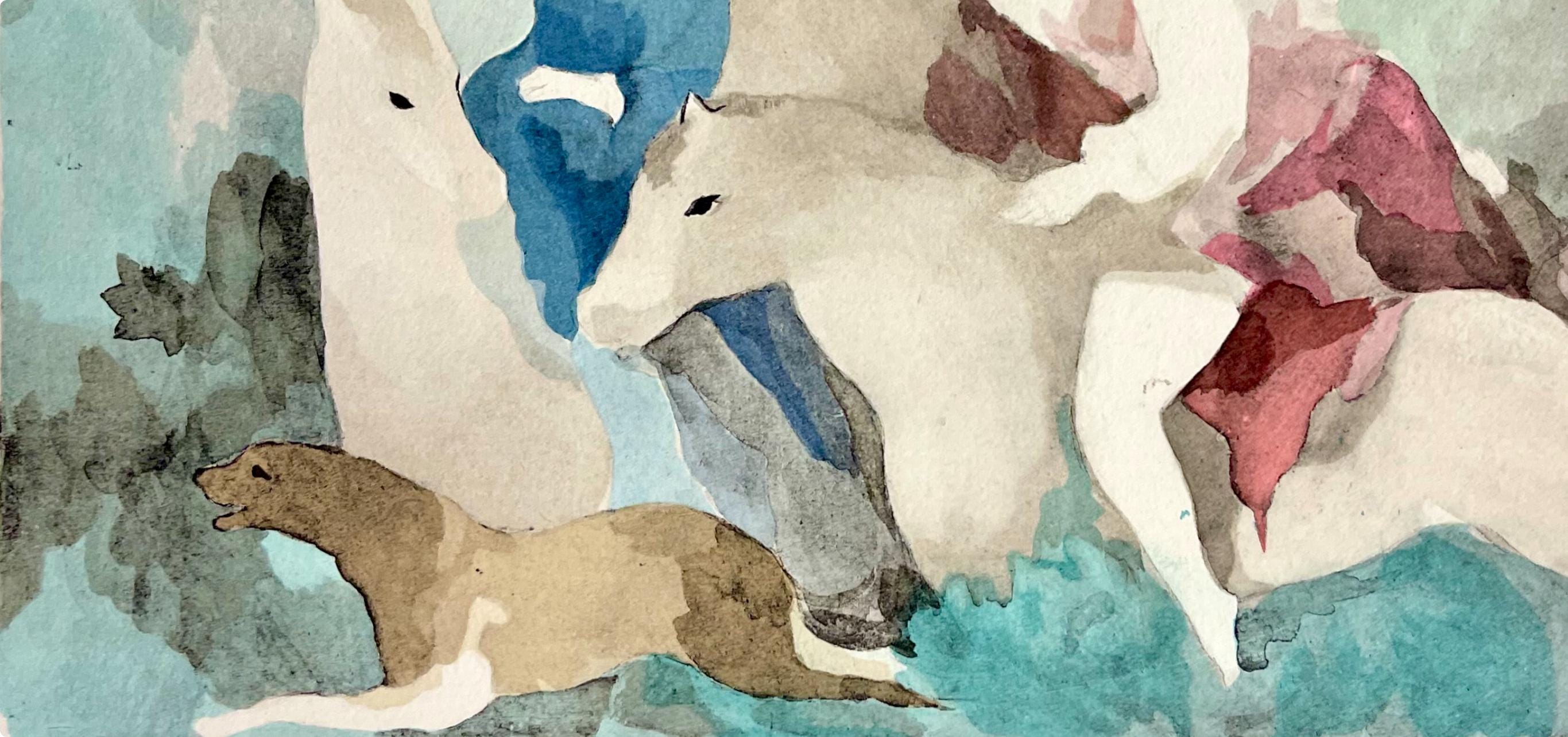 Marie Laurencin, Composition, Marie Laurencin, Limited Edition Lithograph