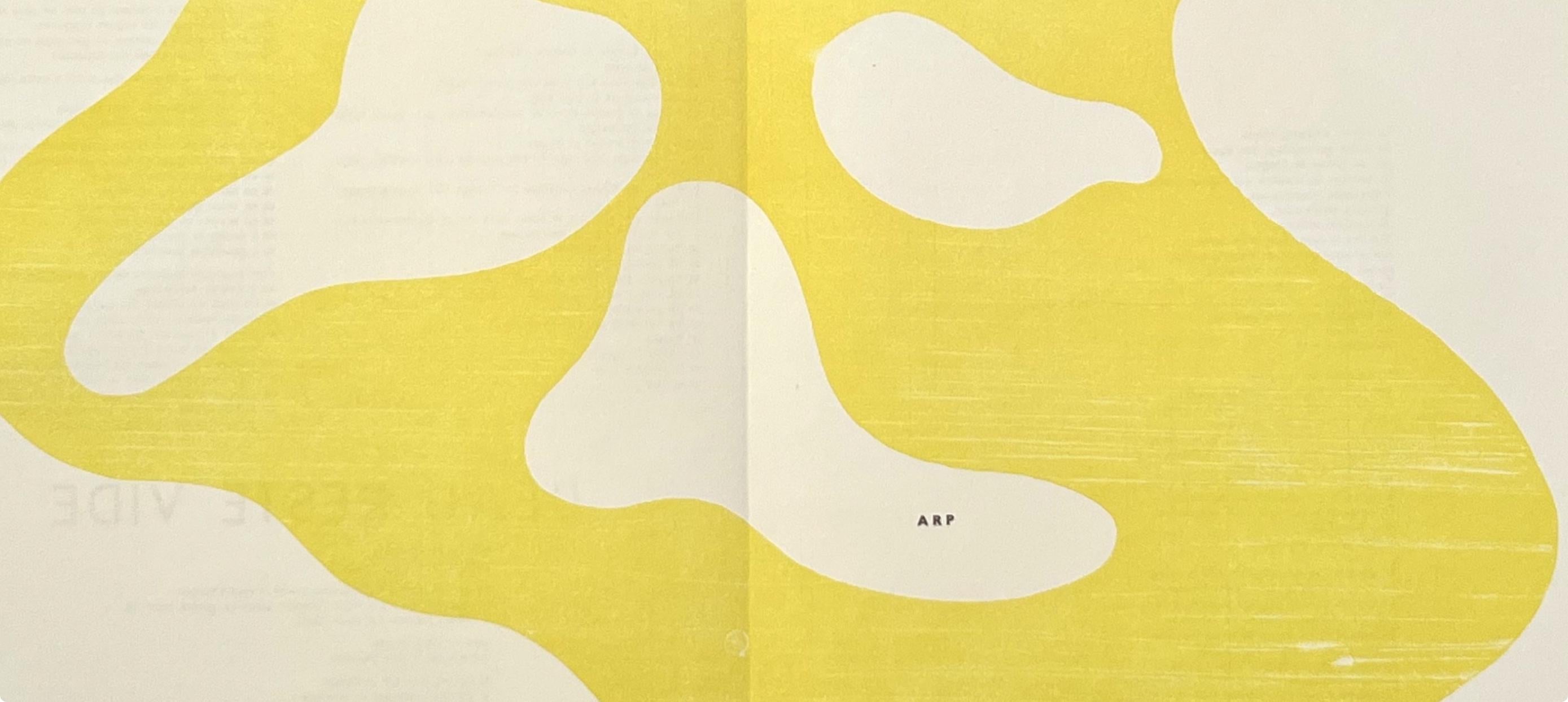 Hans Jean Arp, Composition, Derrière le miroir, Limited Edition Woodcut