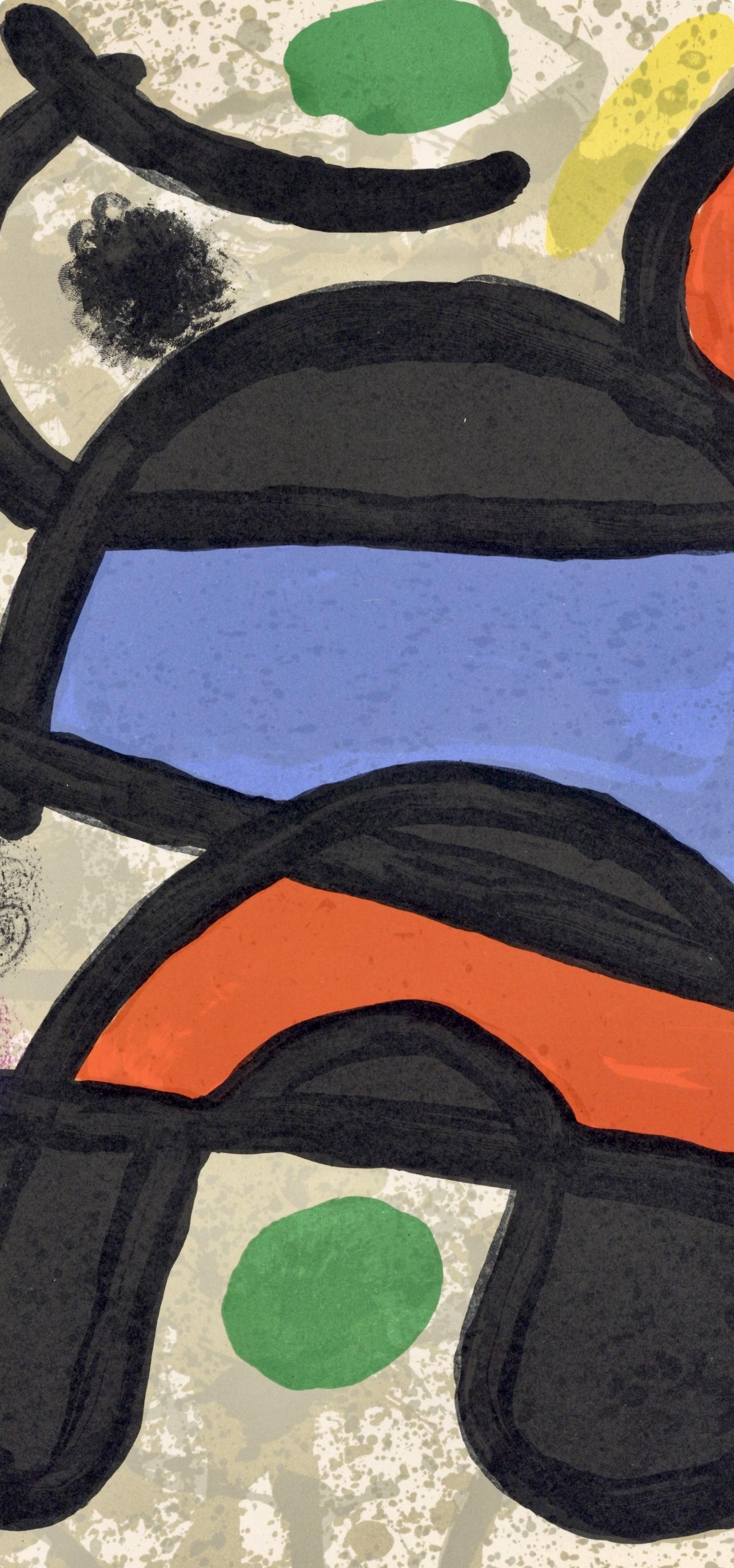 Joan Miró, Composition, Derrière le miroir, Limited Edition Lithograph